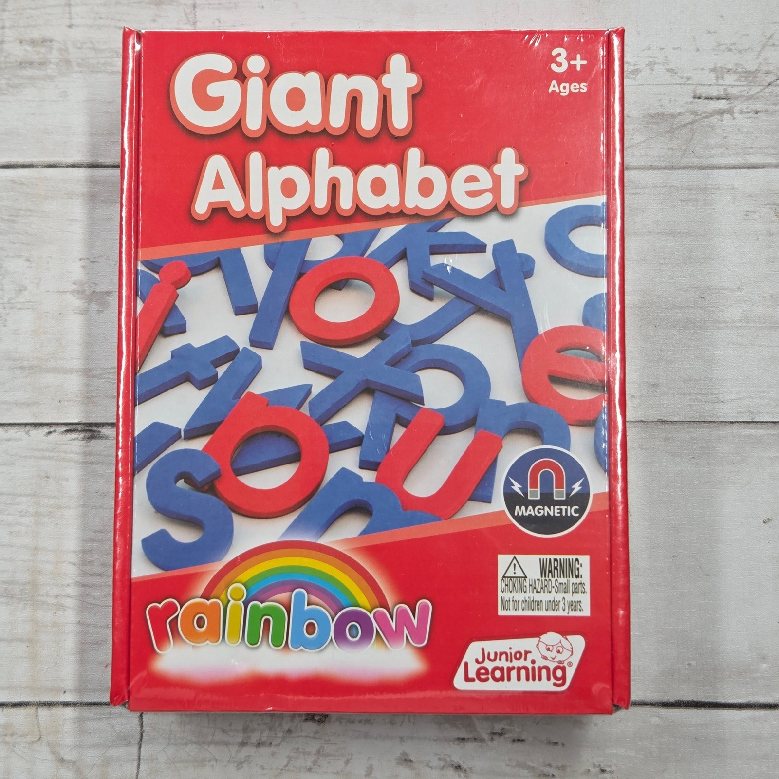 Junior Learning Rainbow Giant Alphabet Magnetic Letters JL606