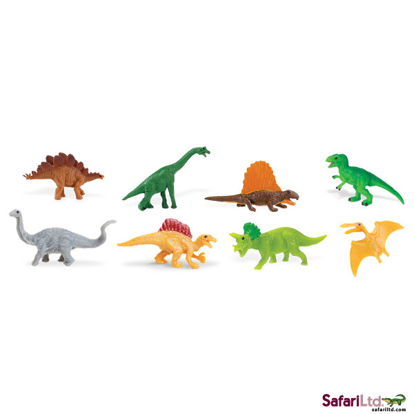 Set of Miniature Dinosaurs/toy/trex/spinosaurus/apatosaurus/stego/346222