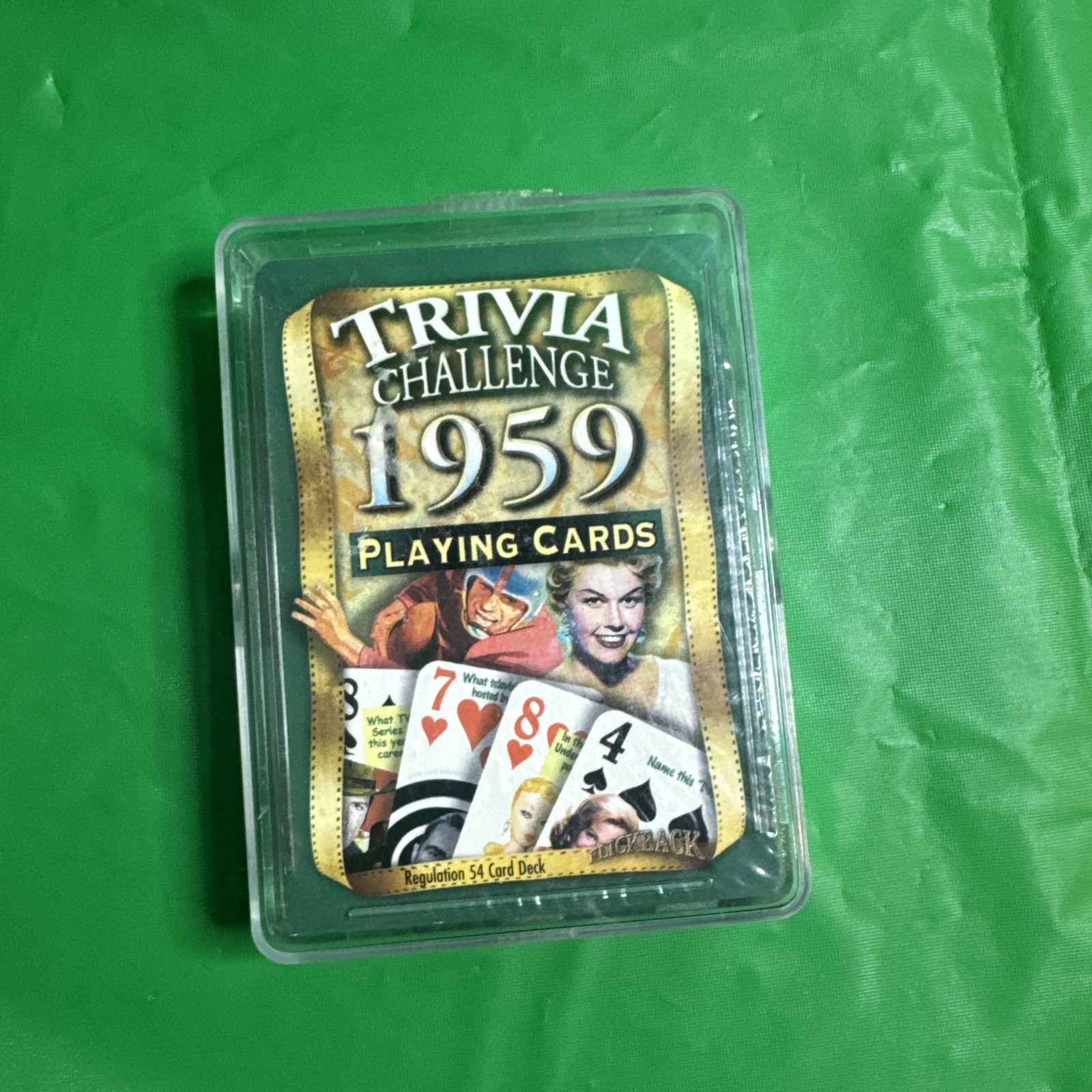 Vintage Trivia Challenge Playing Cards 1959 Unopened Free Shipping