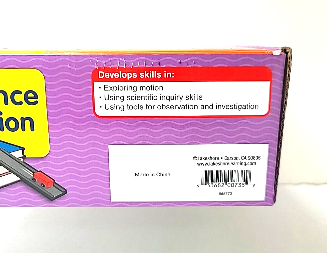 LAKESHORE EDUCATIONAL PRODUCT STEM SCIENCE STATION MOTION COMPLETE W BOX