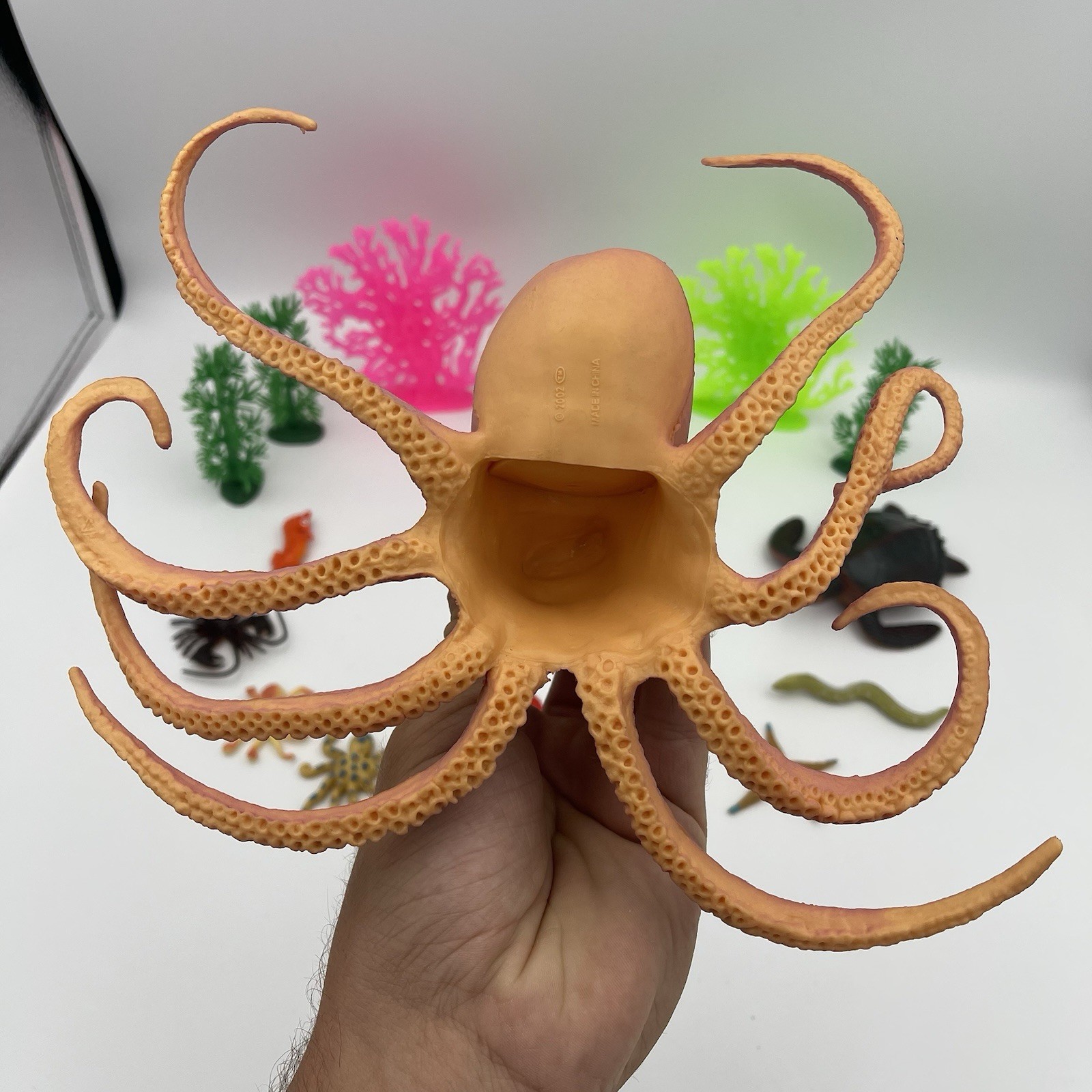 Sea Animal Ocean Creature Toy Lot – Octopus, Seahorse, Turtle, Star Fish, Eel +