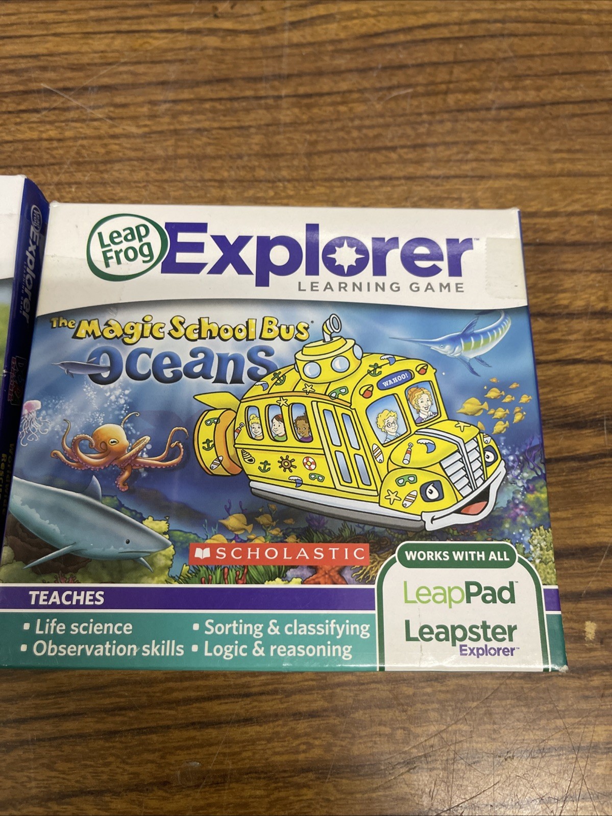 LeapFrog Explorer Learning Game Magic School Bus Oceans Ages 5-8 Years K-2nd
