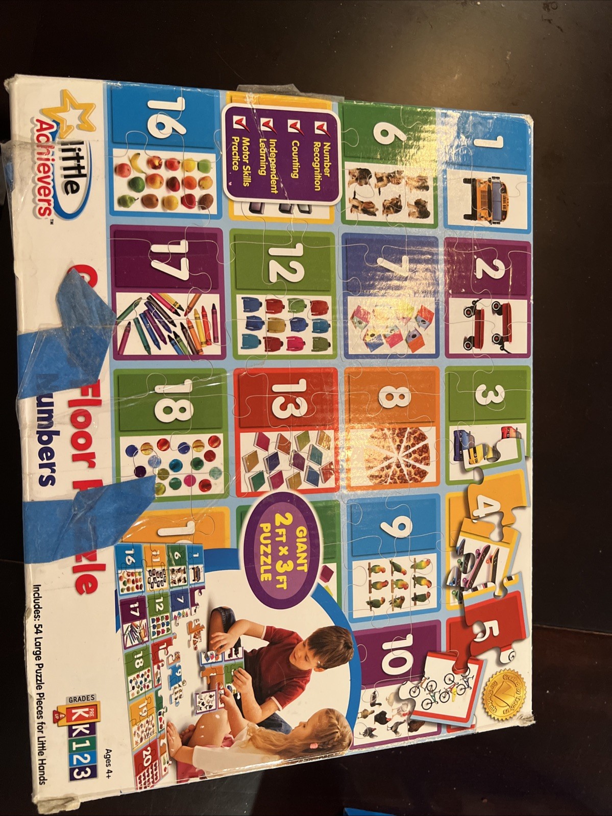 Horizon Little Achievers Pre-k Numbers Giant Floor Puzzle Complete