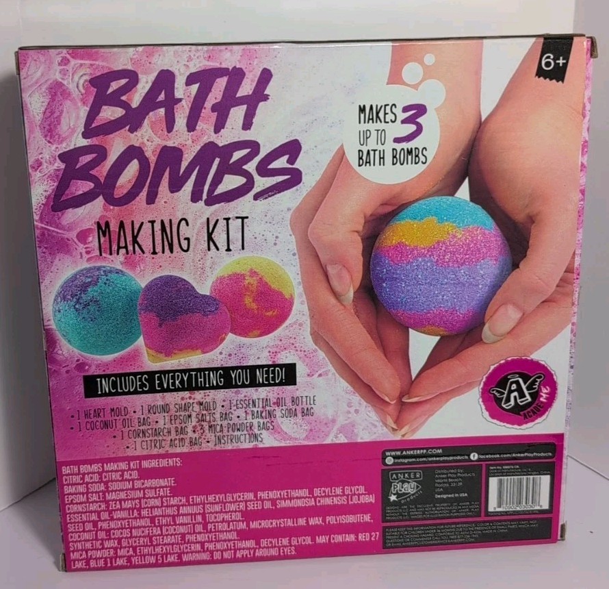 Angel Acade-Me! Kids Toy Playsets – Bath Bombs Making Activity Kit – Craft