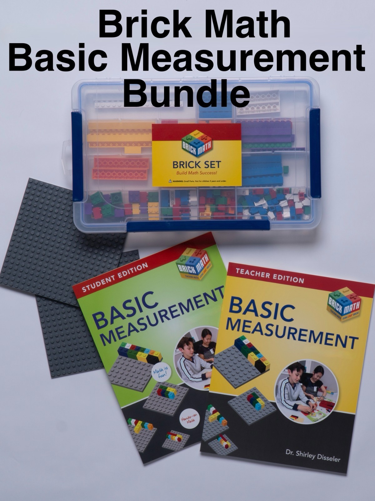 Brick Math Basic Measurement Bundle: Teach Measurement using plastic bricks.