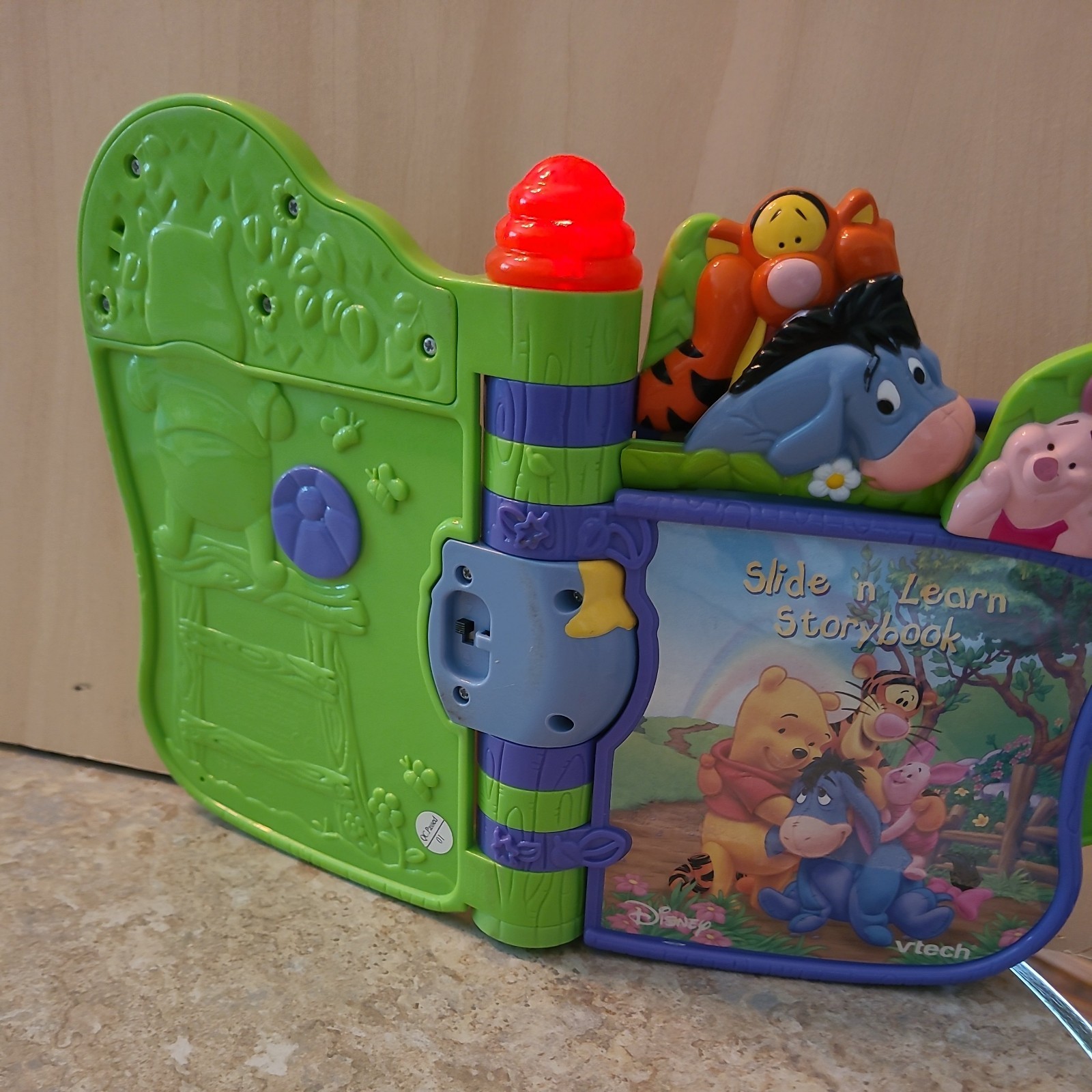 VTech Disney Winnie the Pooh Slide ‘n Learn Storybook Interactive Musical Toy