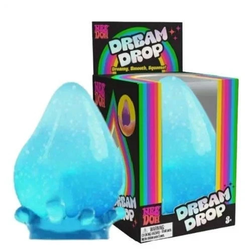 Dream Drop -Sensory Squeeze Toy w/ Dreamy Smooth Squeeze – 3″ Tall Blue»unbrand»