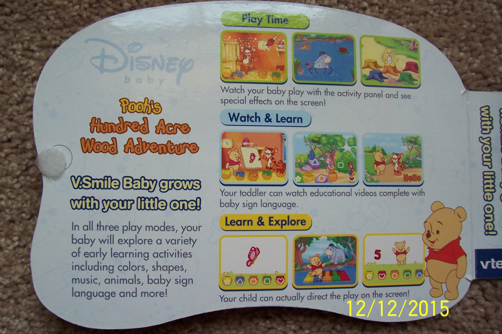 VTech Disney Baby Infant Development System – NIP