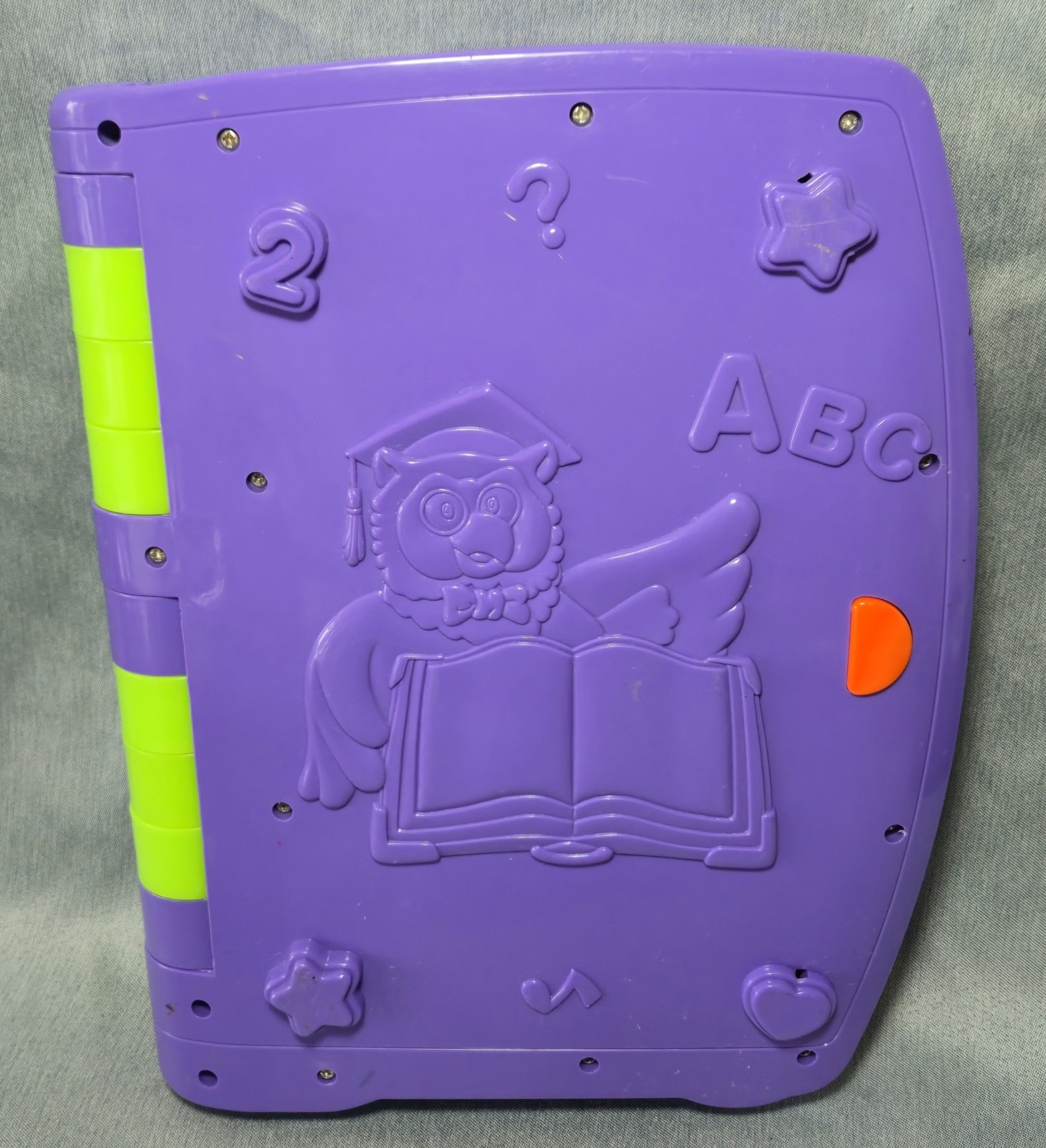Vtg VTech The Learning Book Electronic Educational Talking Toy Teste Works Rare
