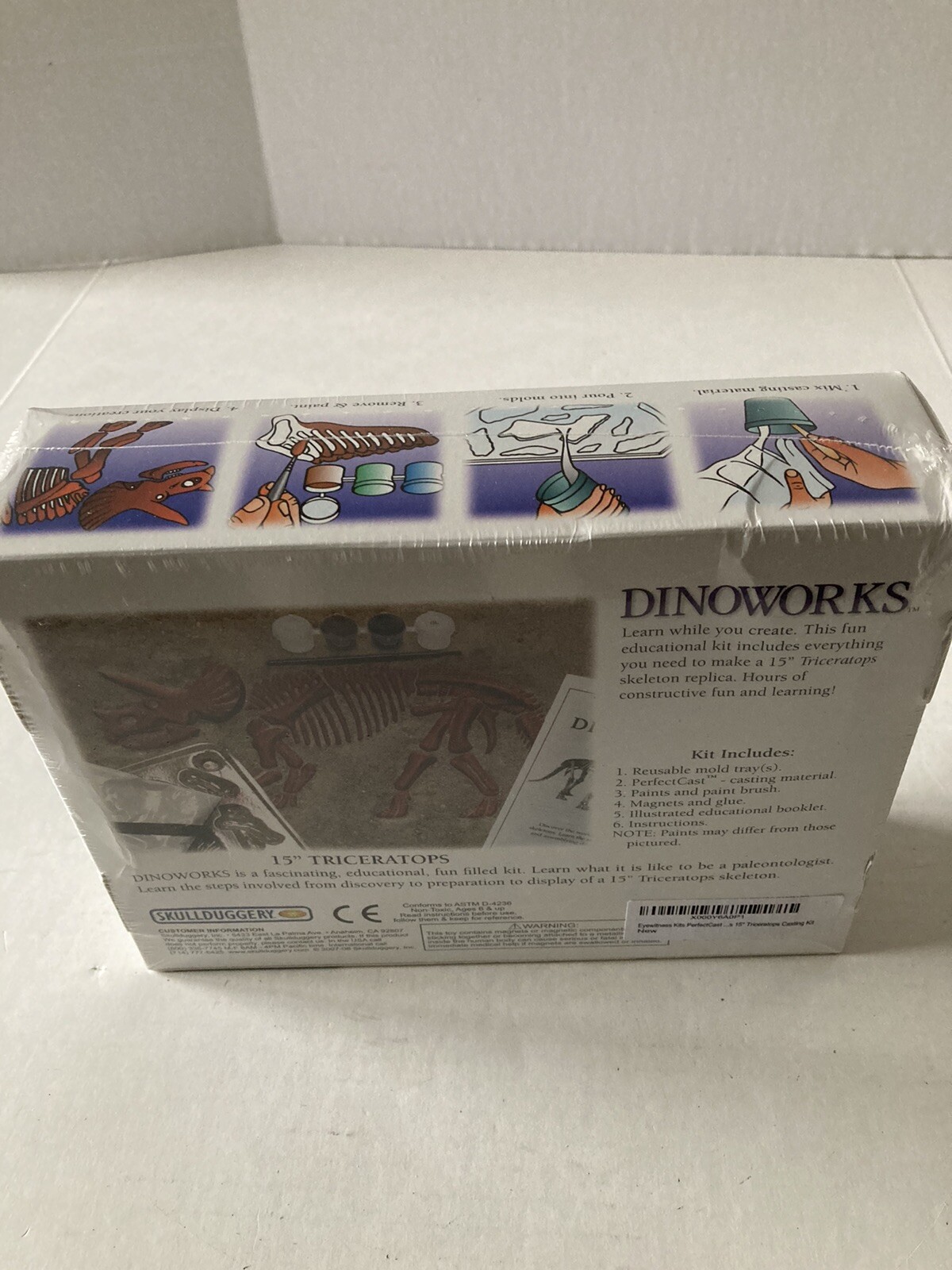 Triceratops NEW Dinosaur Casting Kit Dinoworks 15″  Eyewitness PerfectCast