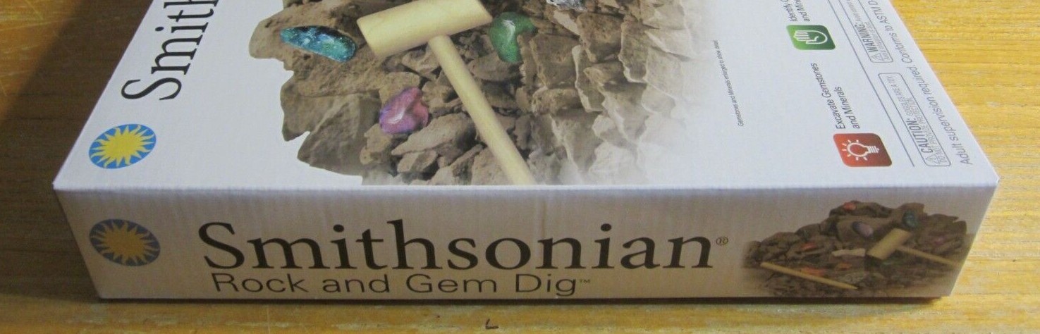 Smithsonian Rock and Gem Dig 2019 NSI International STEM Earth Science NIB