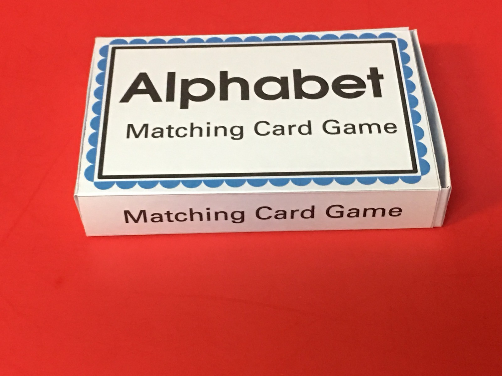 Alphabets Matching Cards Game – Cards for Learning Centers – Cards & Box