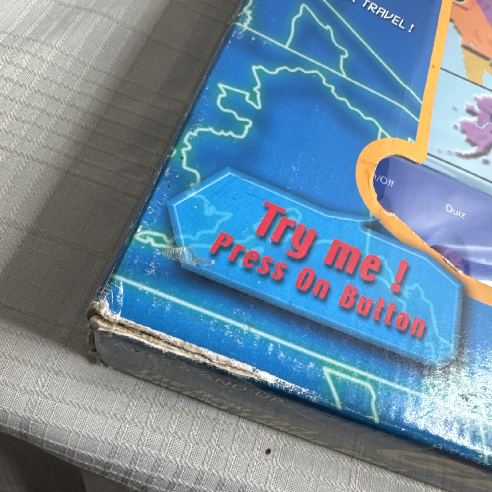 Geo Genius II Interactive USA Map Educational Kids Toy #102 VINTAGE 2000 NEW