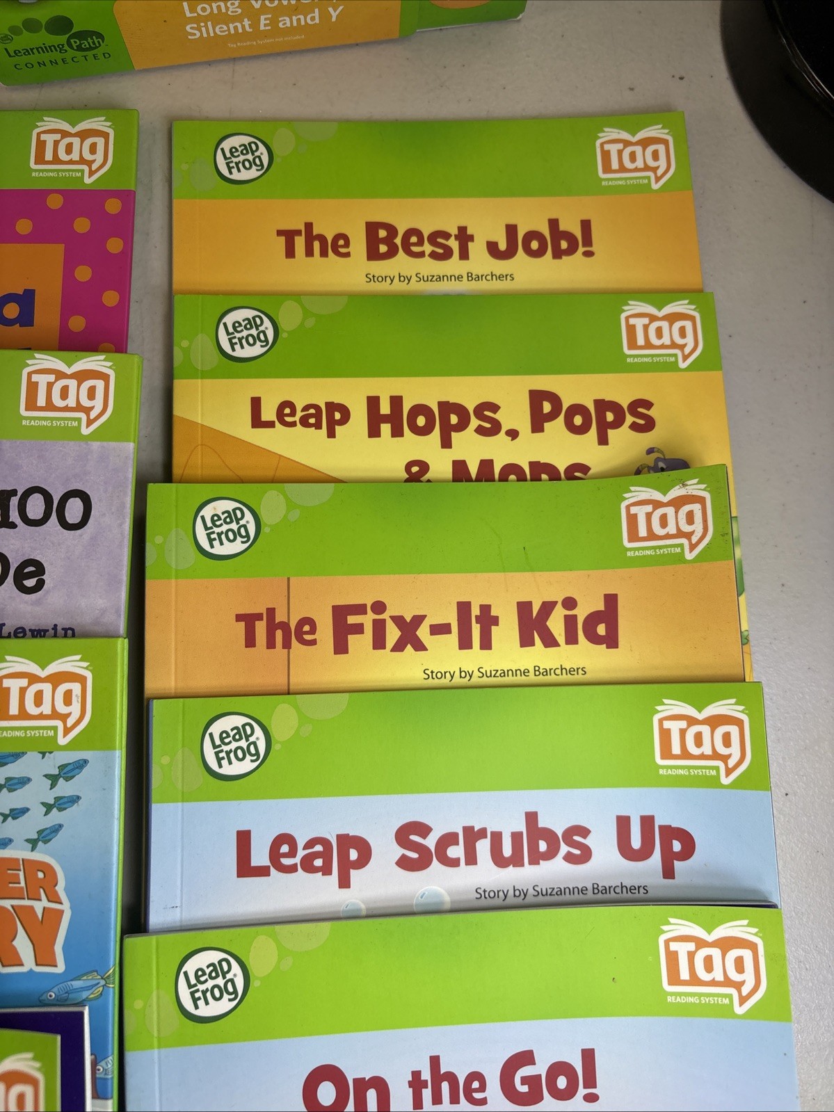 LeapFrog Leap Reader Tag Learn to Read Book Lot Olivia King Fu Panda 196B17