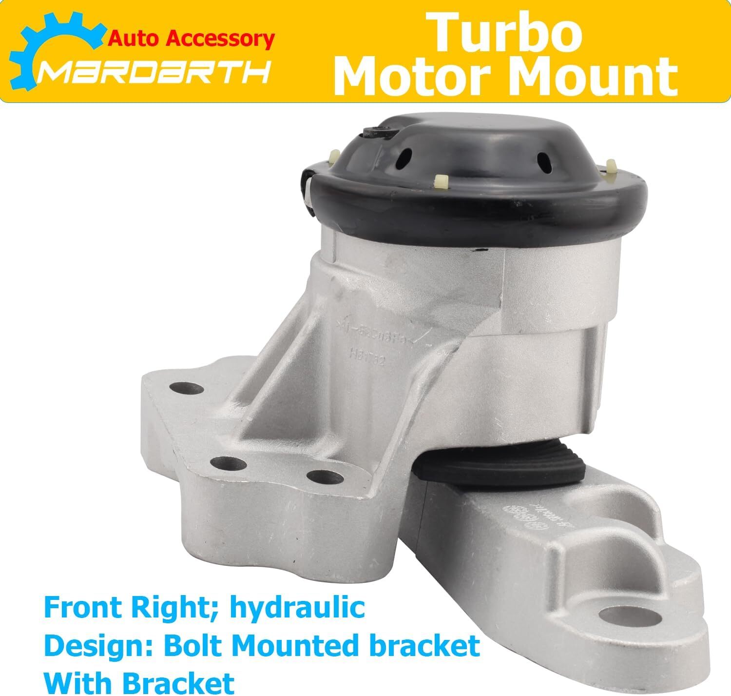 A5848 Front Right Motor Mount Compatible with 13-19 Ford Explorer 3.5L, Police