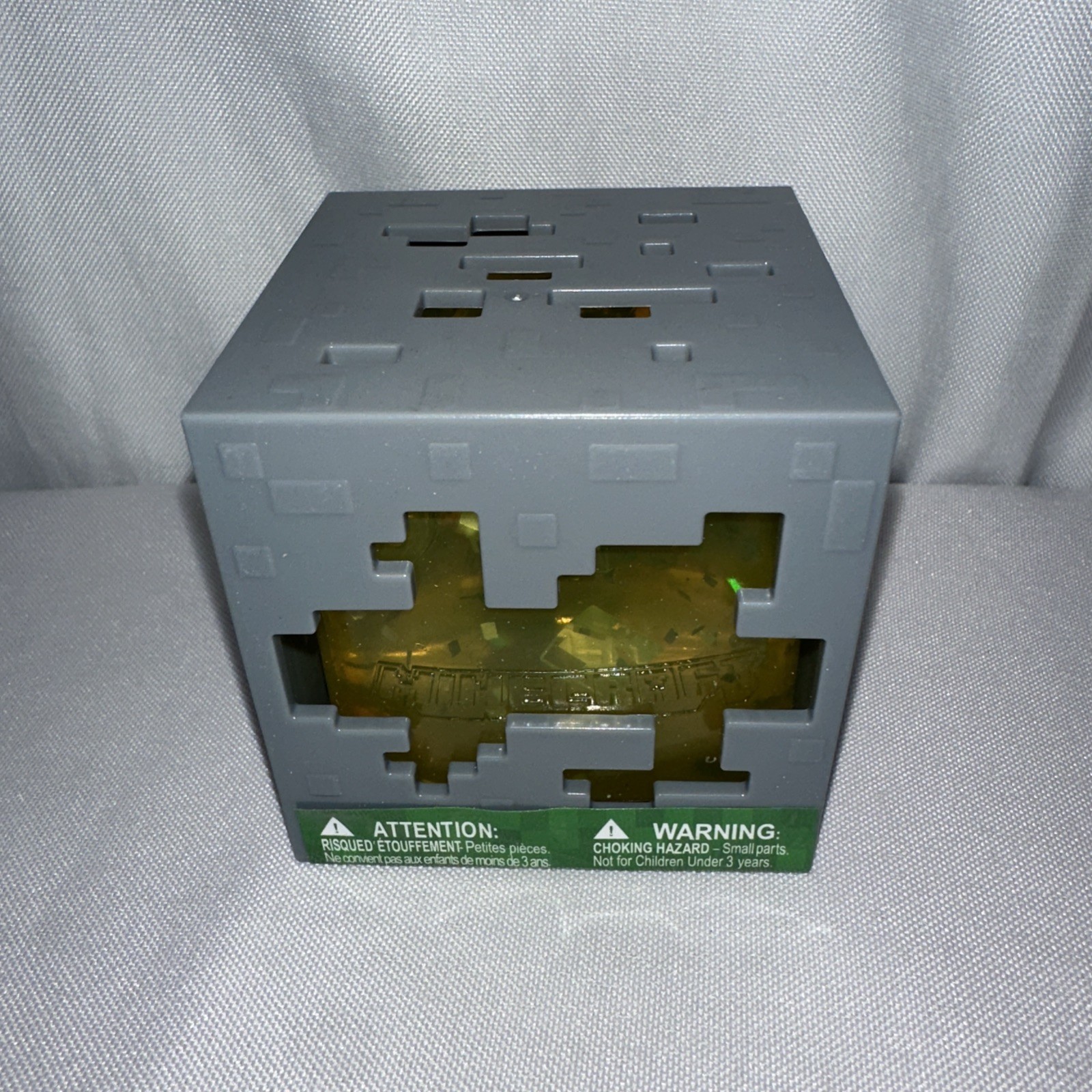 BRAND NEW Minecraft Jelly Cube Squishy Sensory Toy – YELLOW