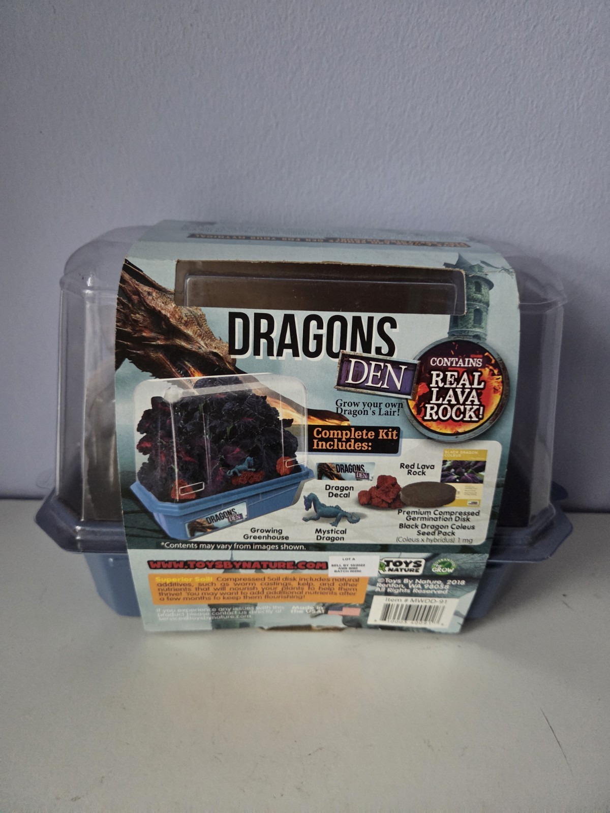 NEW Toys By Nature Miniature Dragon’s Den Indoor Garden Kit Mystical Lava Rock