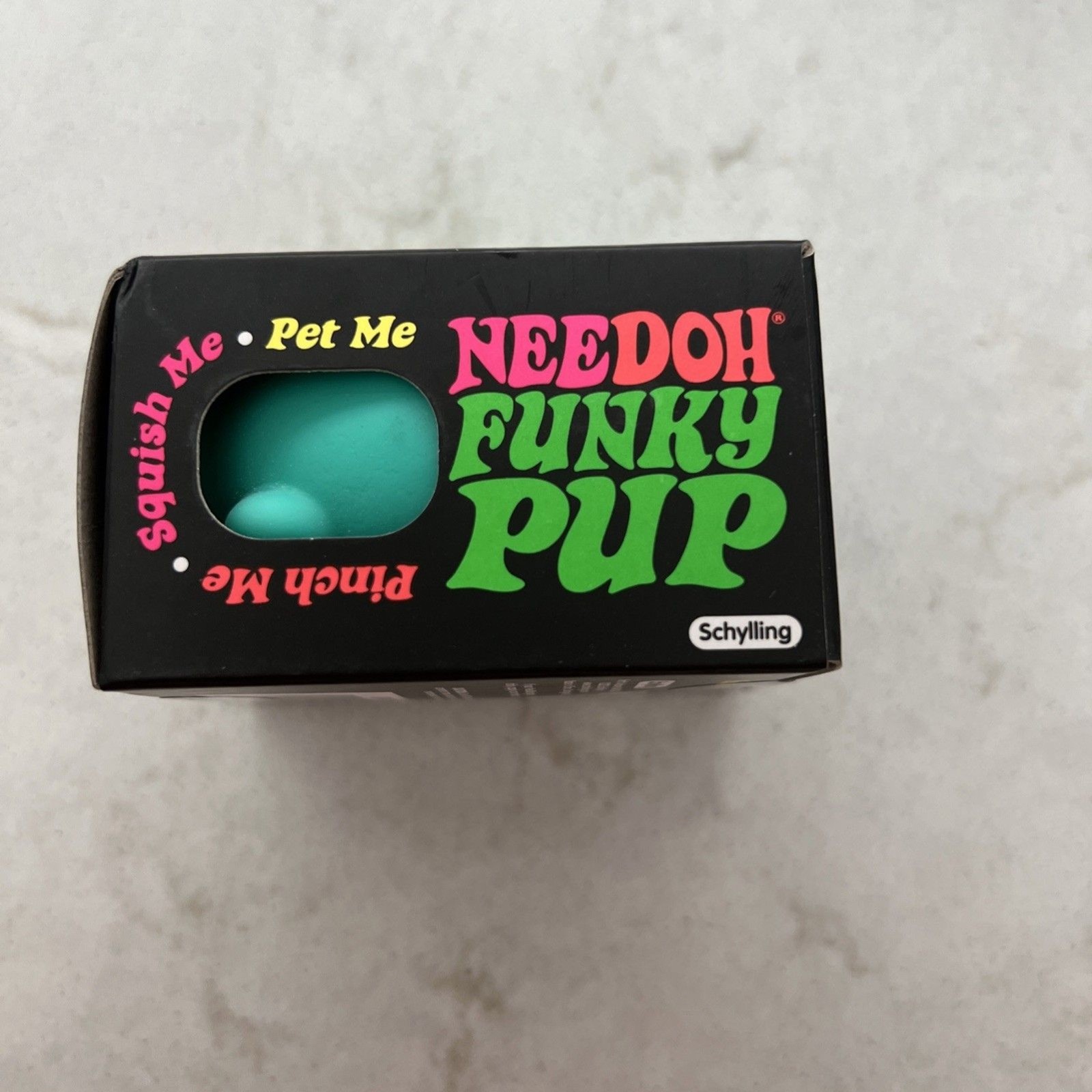 NeeDoh Funky Pup Squish Toy Teal/Blue