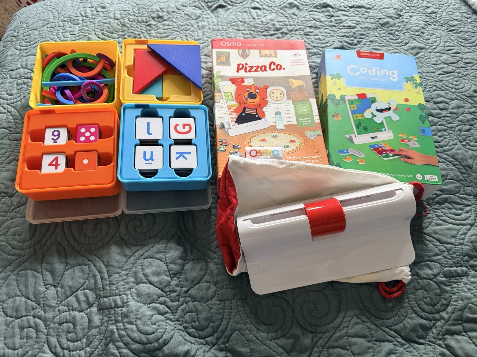 Osmo Genius Plus Coding And pizza Co. Play Osmo. iPad Not Included. Barely Used!