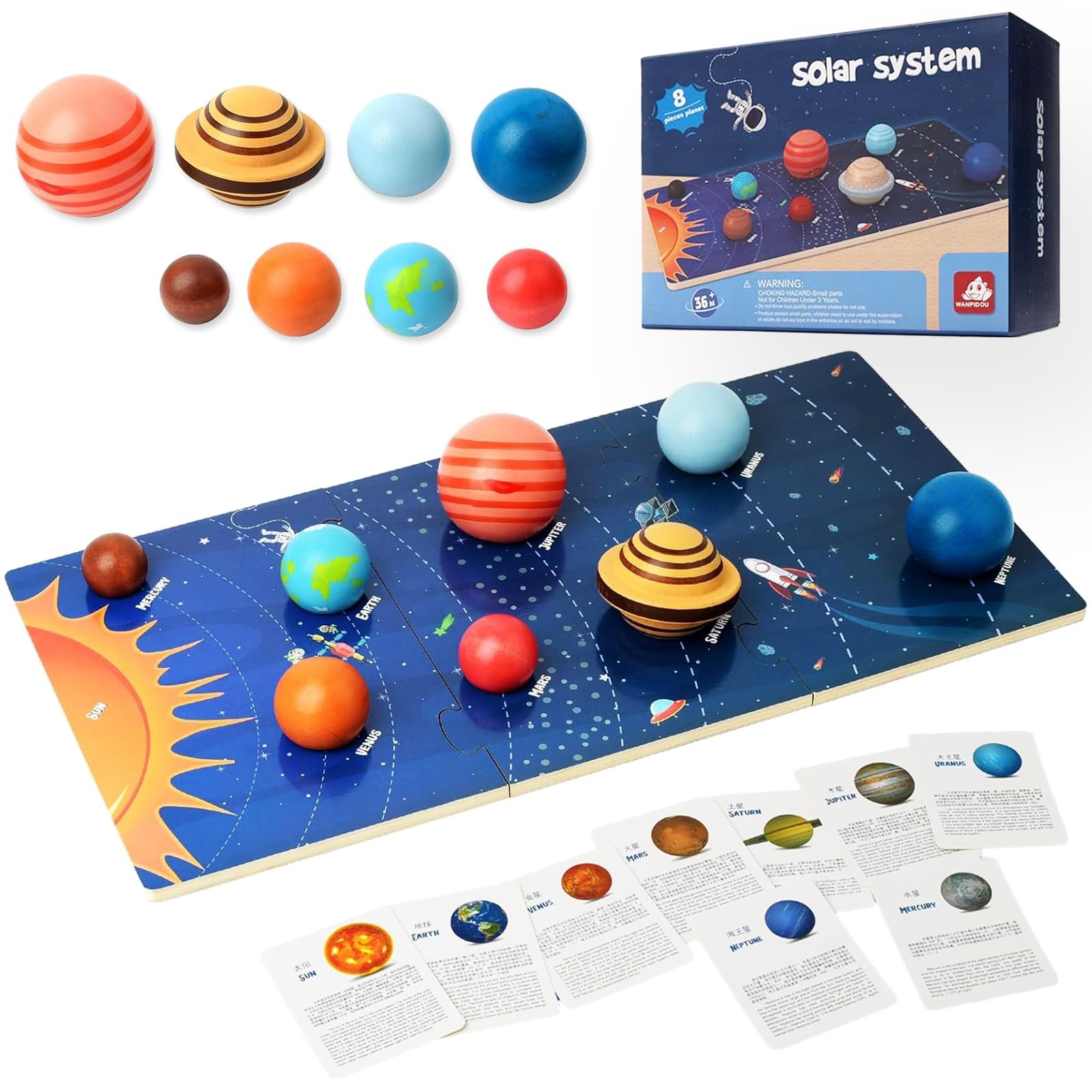 Planets Toys, Solar System Model Kit for Kids Ages 3, Space Science Toys for …