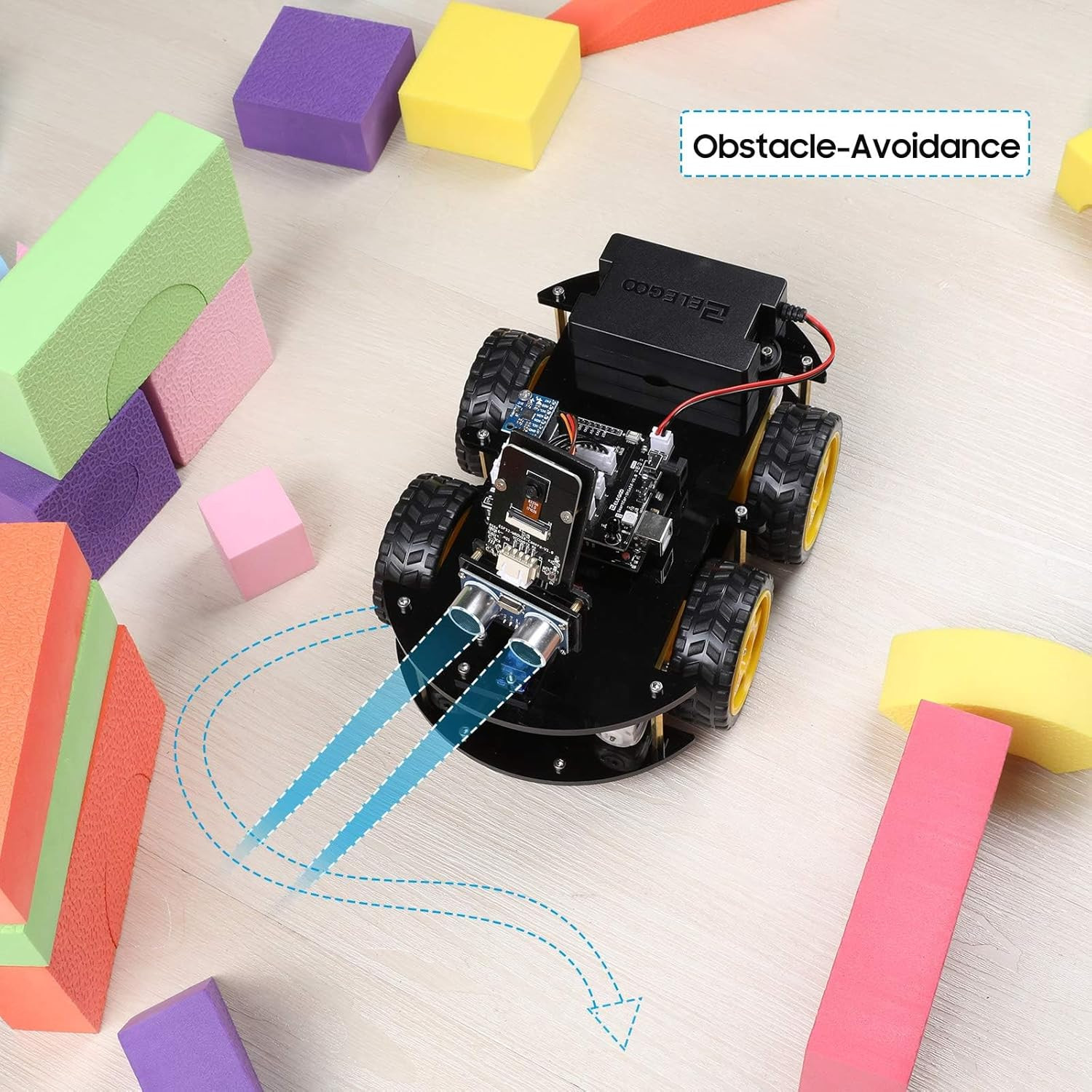 UNO R3 Smart Robot Car Kit V4 for Arduino Robotics for Kids Ages 8-12 12-16 STEM