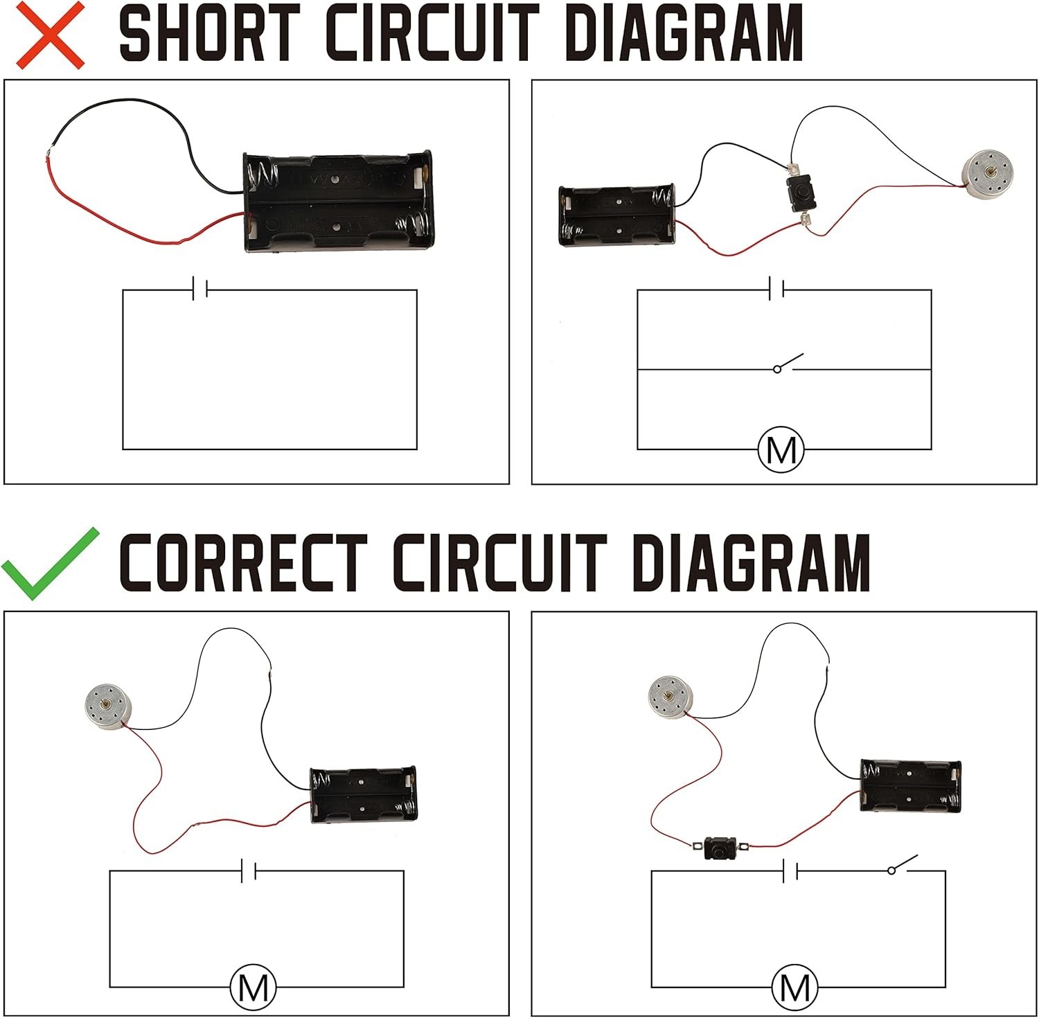 Electric Circuit Motor Kit with Solar Panel, Solar Motor Kit for Kids Science…