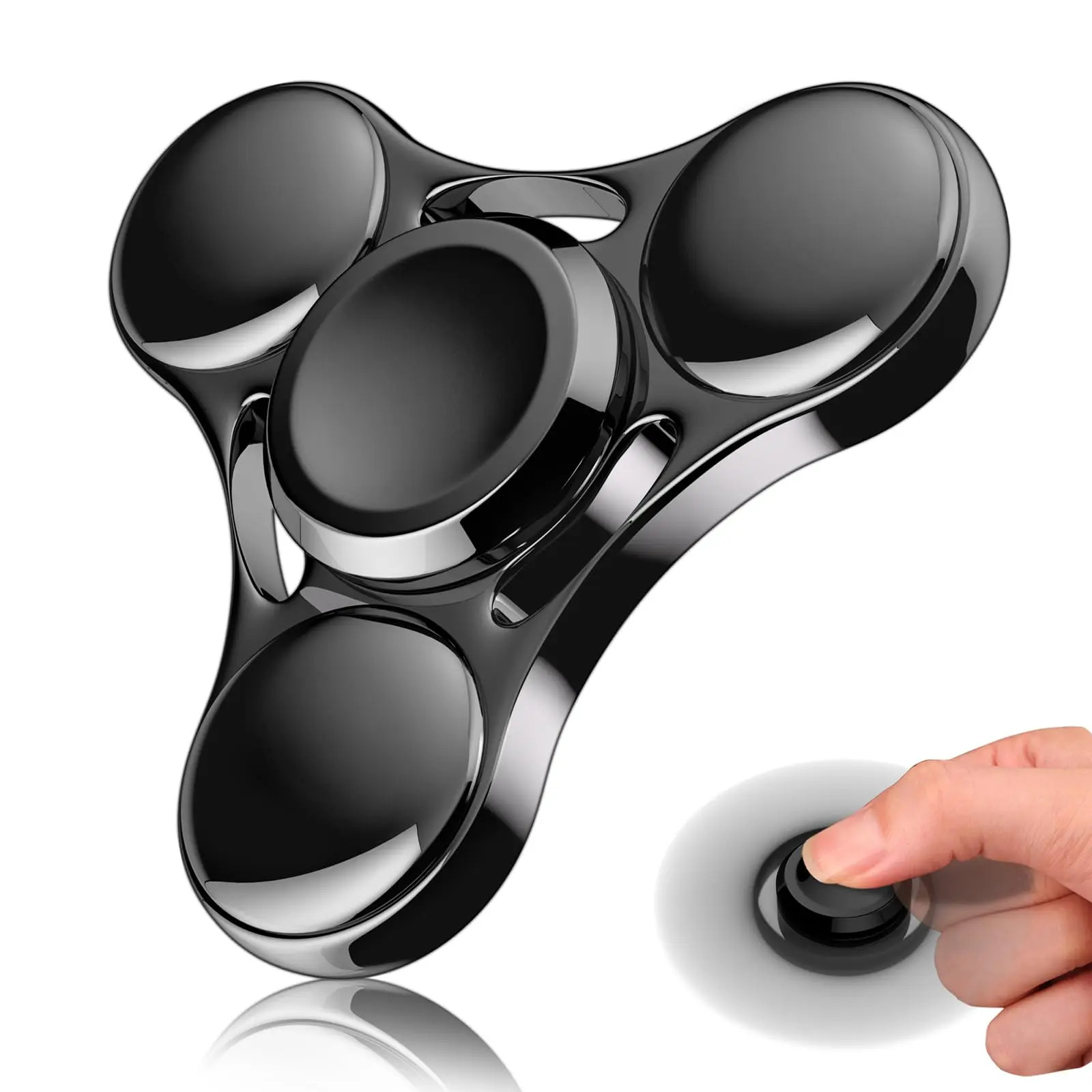 Rainbow Fidget Spinner Toys Metal UFO Small Handheld Finger Spinners Gift