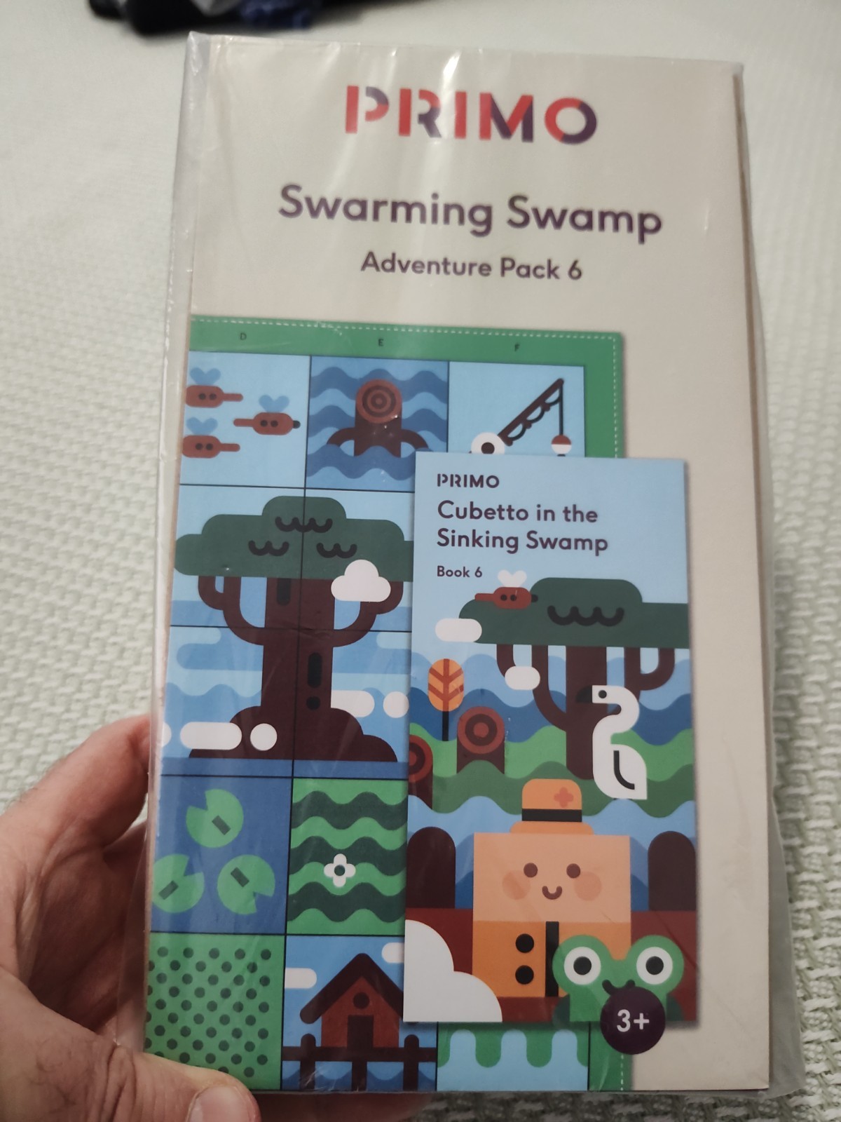 Primo Cubetto Playset Adventure Pack 6 Swarming Swamp World Map & Adventure Book