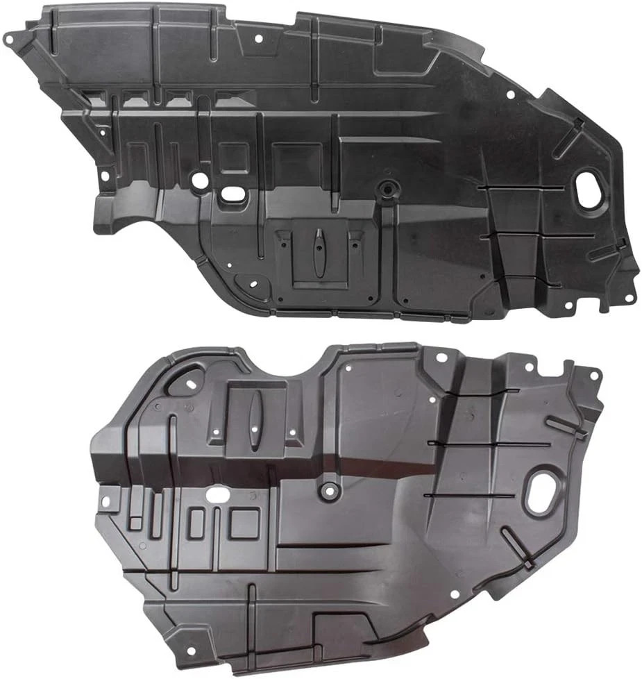 Brock Replacement Pair Set Front Engine Under Cover Lower Left Splash Shield