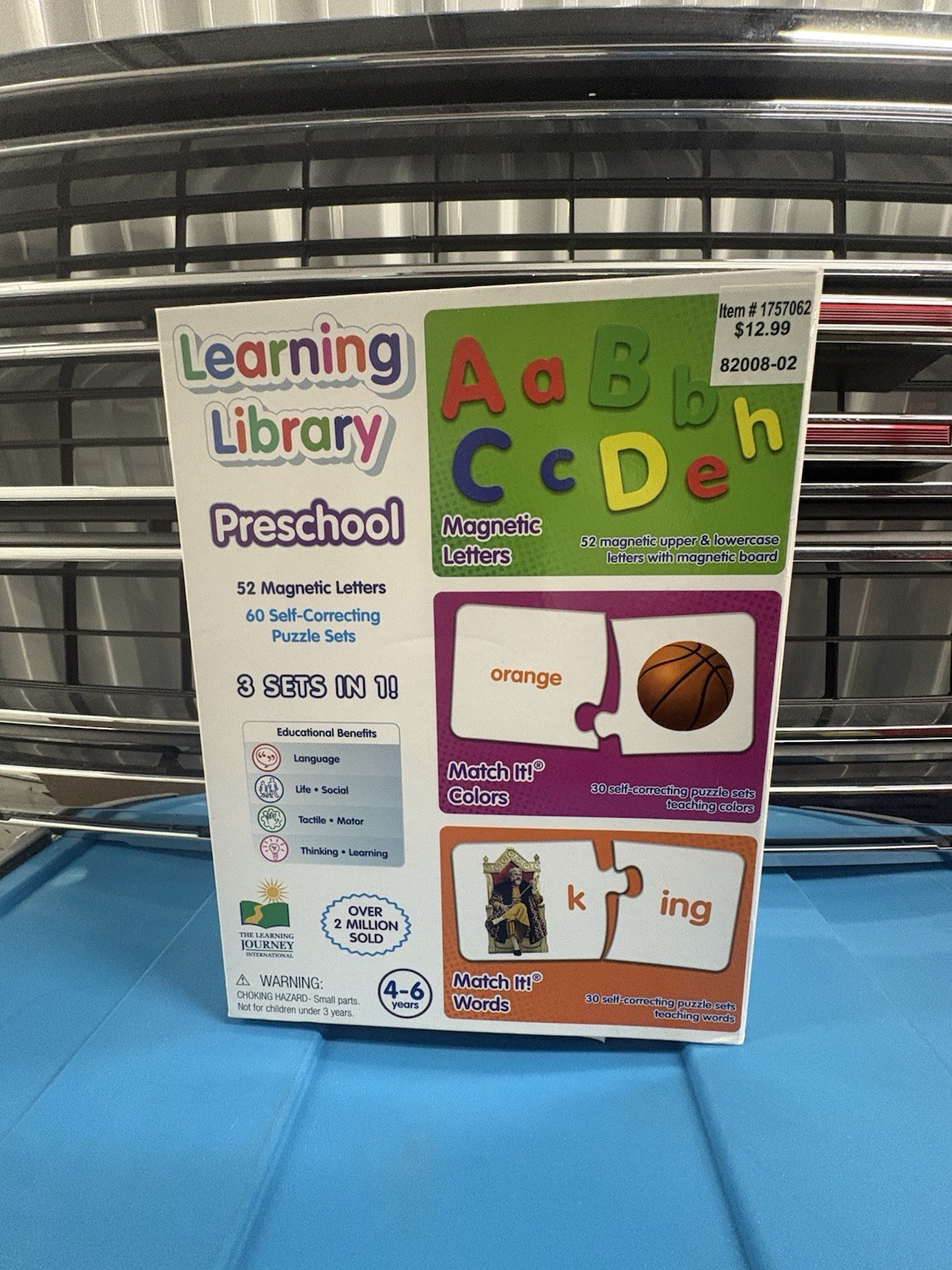 ABC Learning Library for Preschool Children Matching Pictures With Names