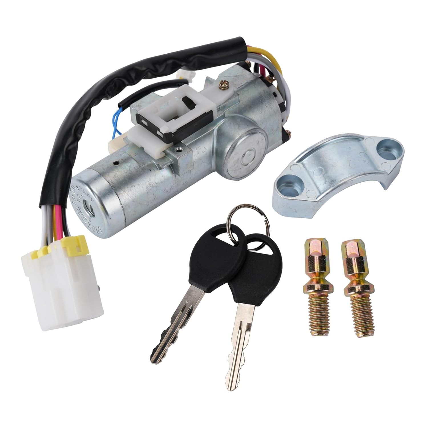 Rldym D87004S100 Ignition Switch Lock Cylinder with 2 Keys for Nissan Xterra