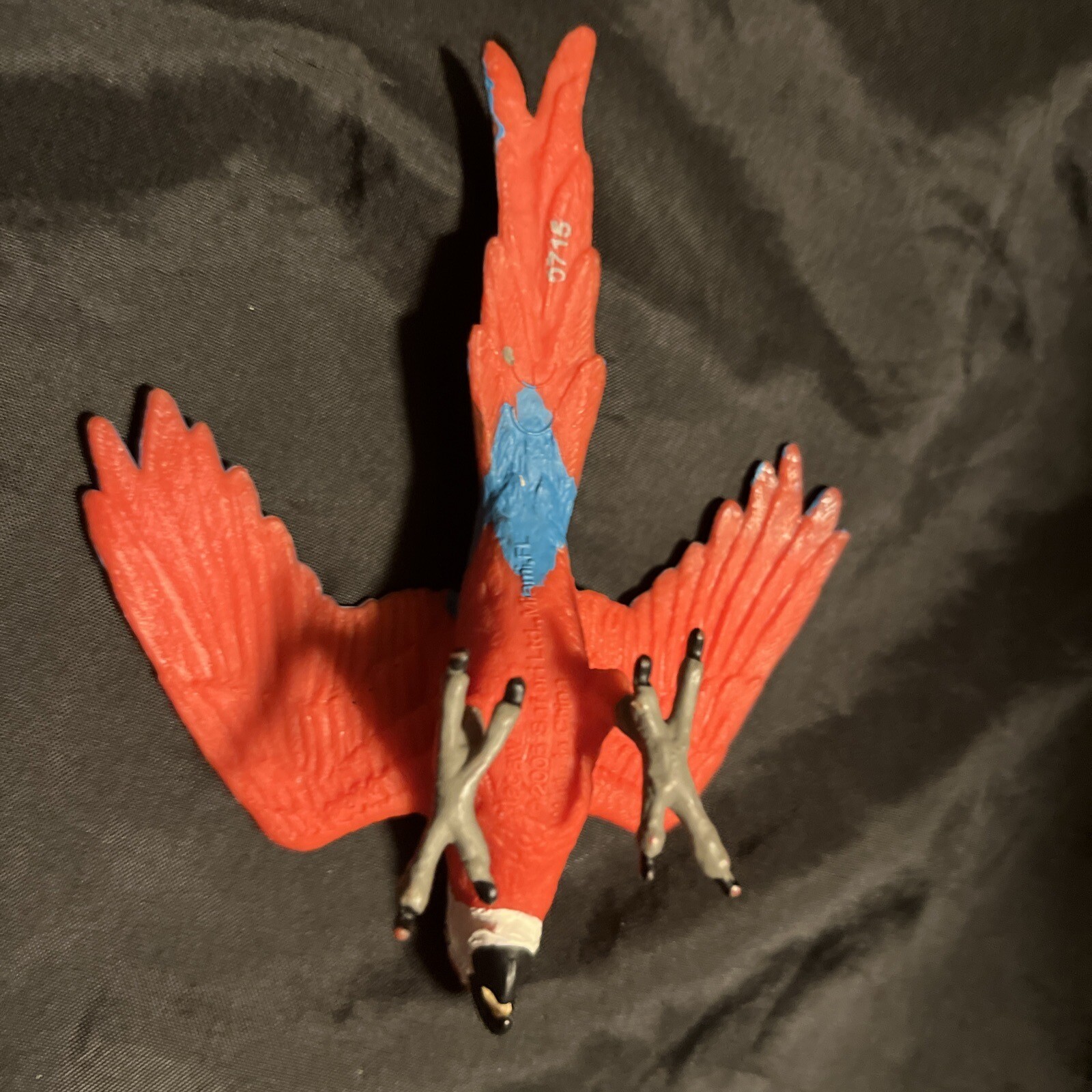 Blue-Red & Green Winged Macaw Parrot 4″ Toy Bird Safari Ltd Wings of the World