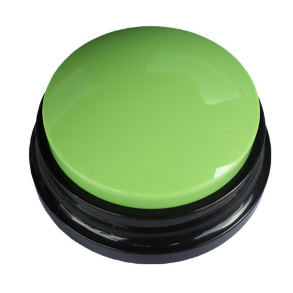 11Pcs Voice Recording Sound Button Recordable Talking Answer Buzzers Pet Dog Toy