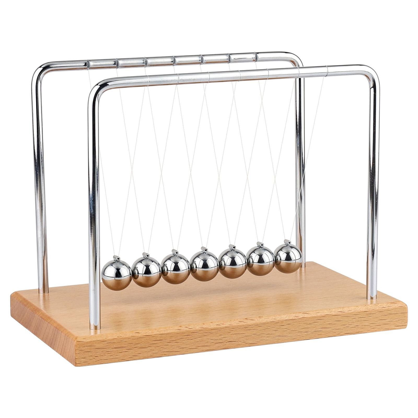 Newton’s Cradle Balance Balls Fascinating Physics Gadget for Home and Office …
