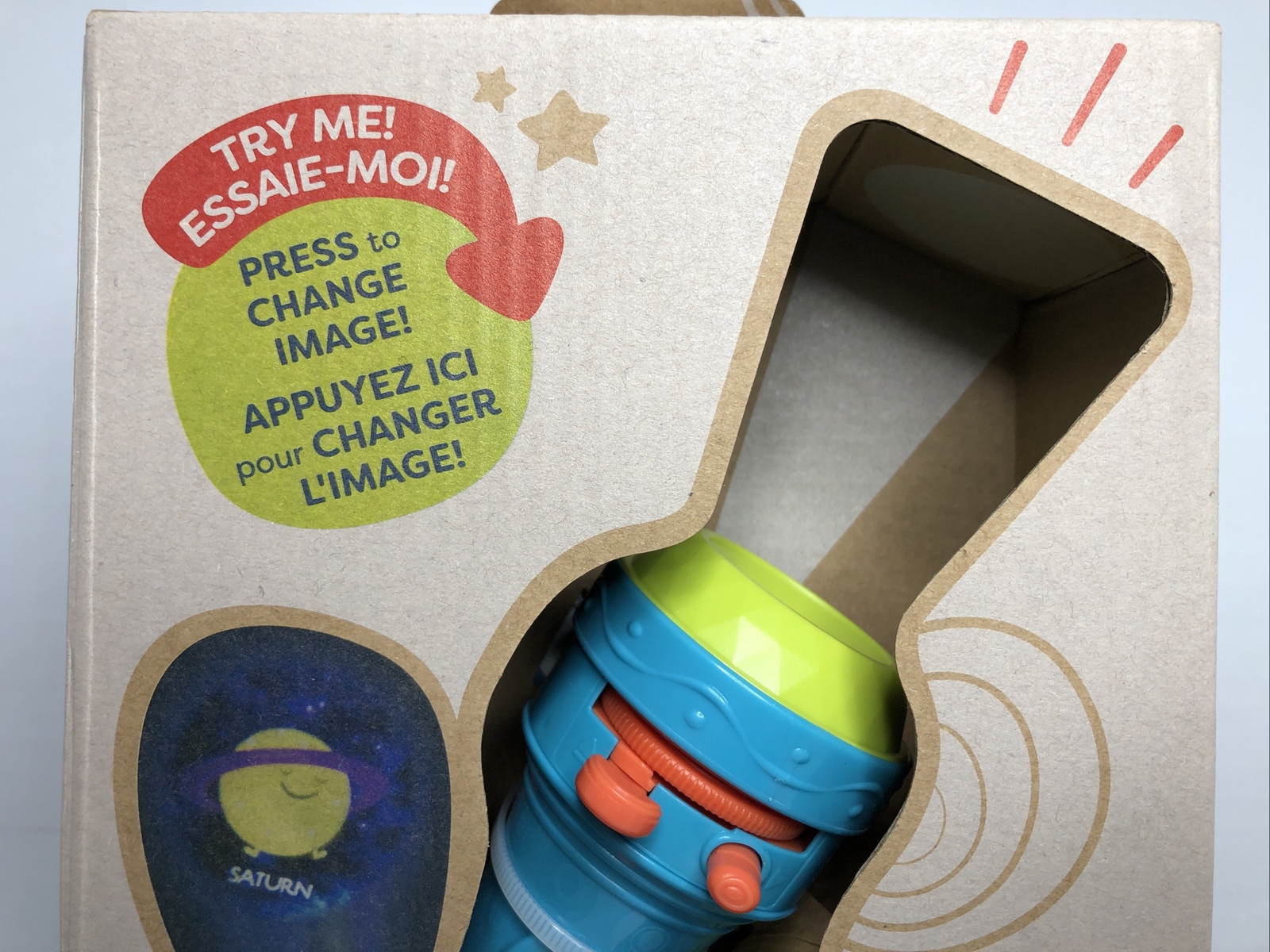Flashlight and Projector Light Me To The Moon by Maison Battat Inc Btoys STEM