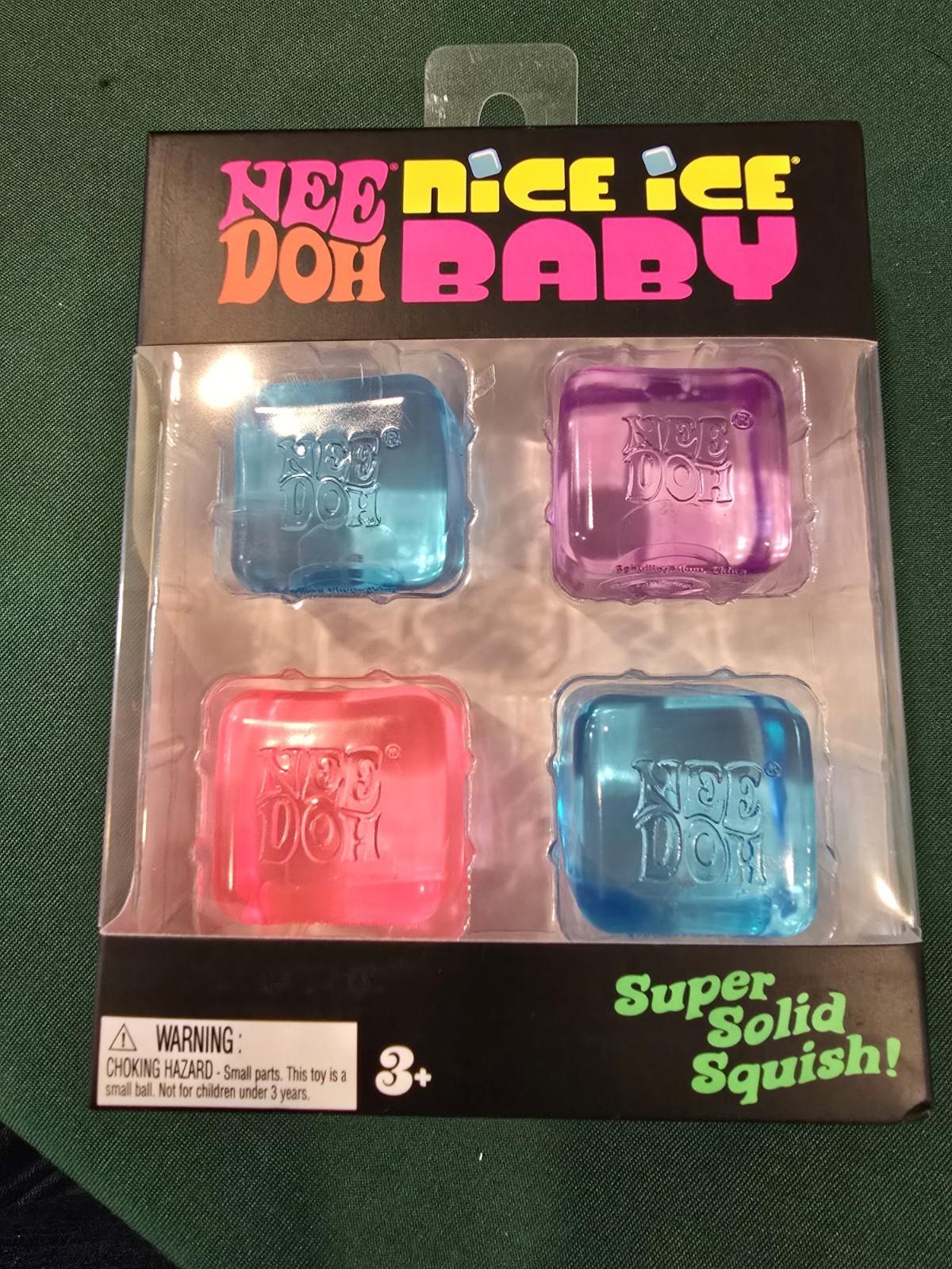 💥Needoh Nice ice Baby cube 4 Pack 💯AUTHENTIC