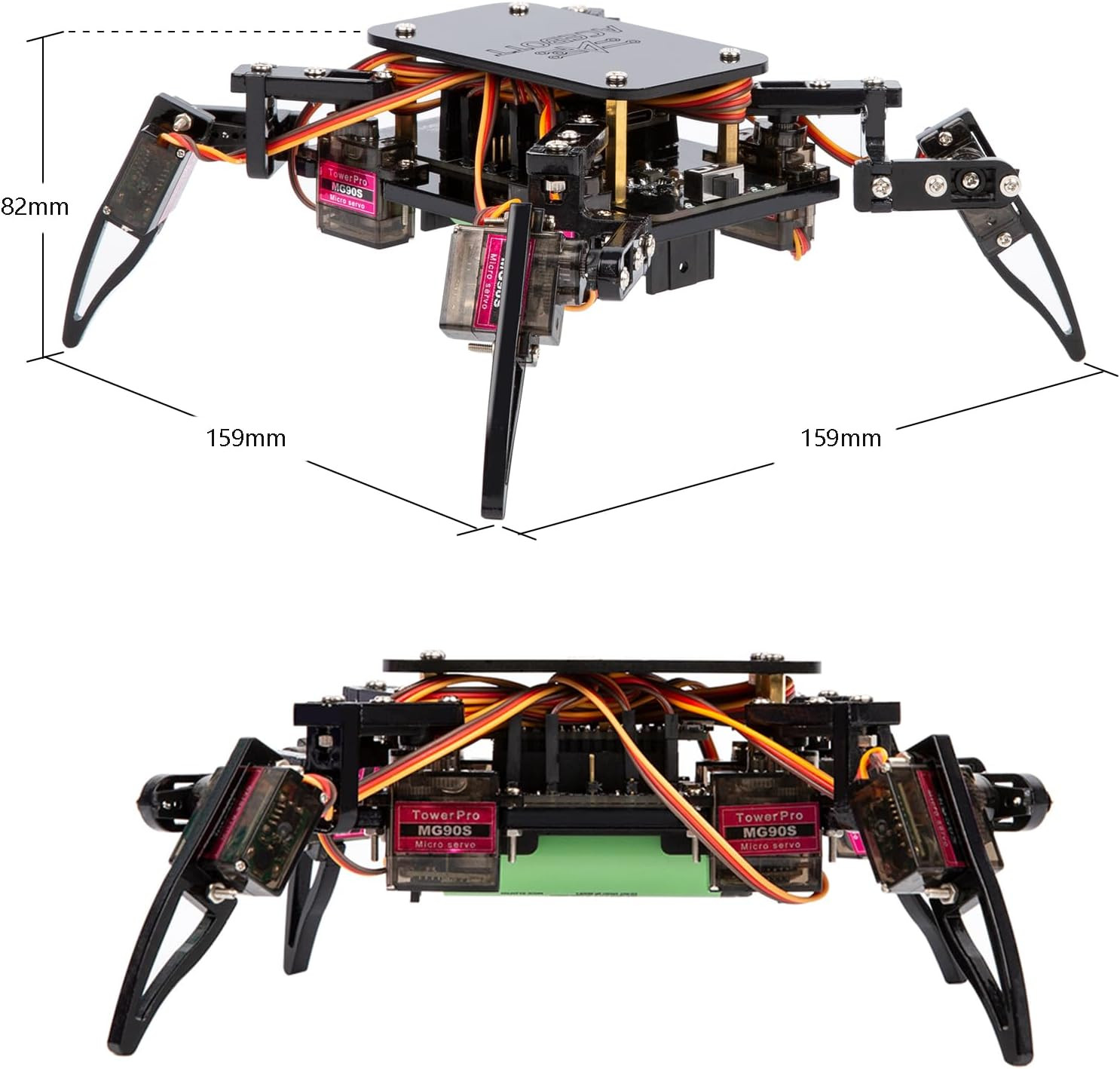 STEM Robotics Science Kits for Adults, ESP8266 Spider Robot Building Kit, App Re