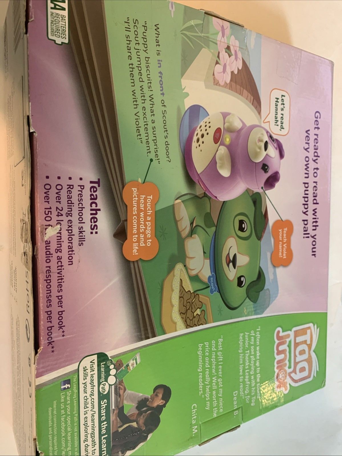 Sealed Leap Frog Tag Junior NEW Ages 1-4 Years Preschool Skills Reading Em4