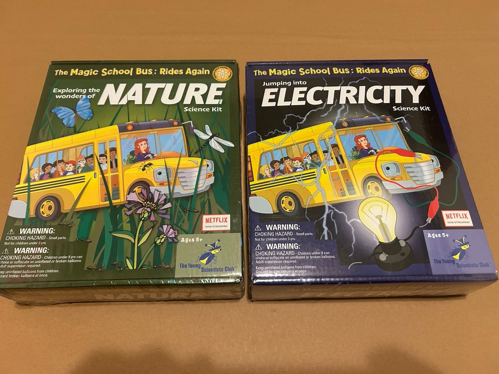 2 The Magic School Bus Rides Again Science Kit Ages 5+ B yr New ( see details)