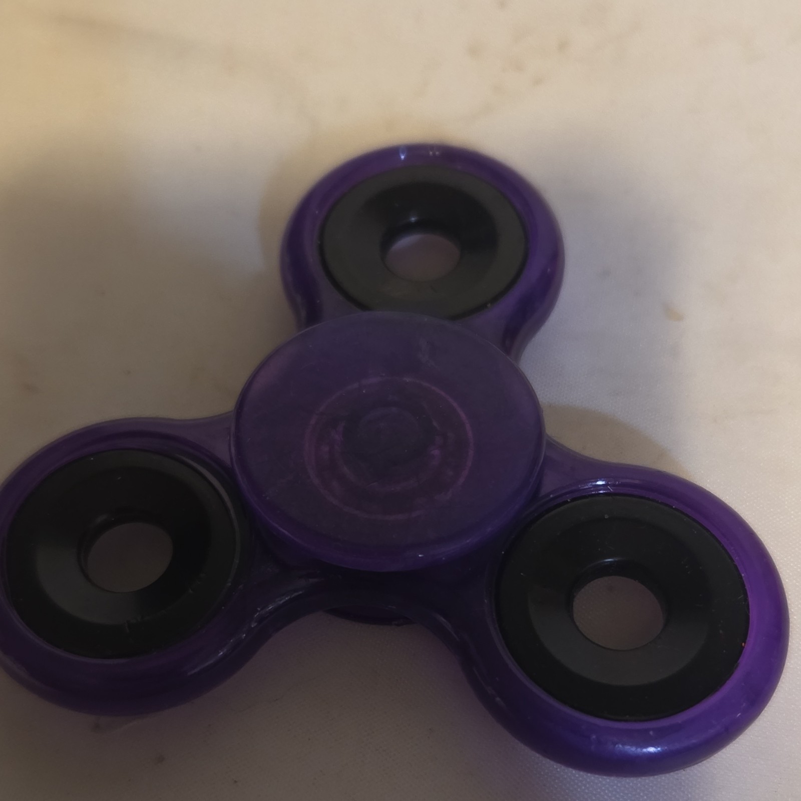 Purple Black Hillsboro Police Department Fidget Spinner Hand Toy for Ages 8-16