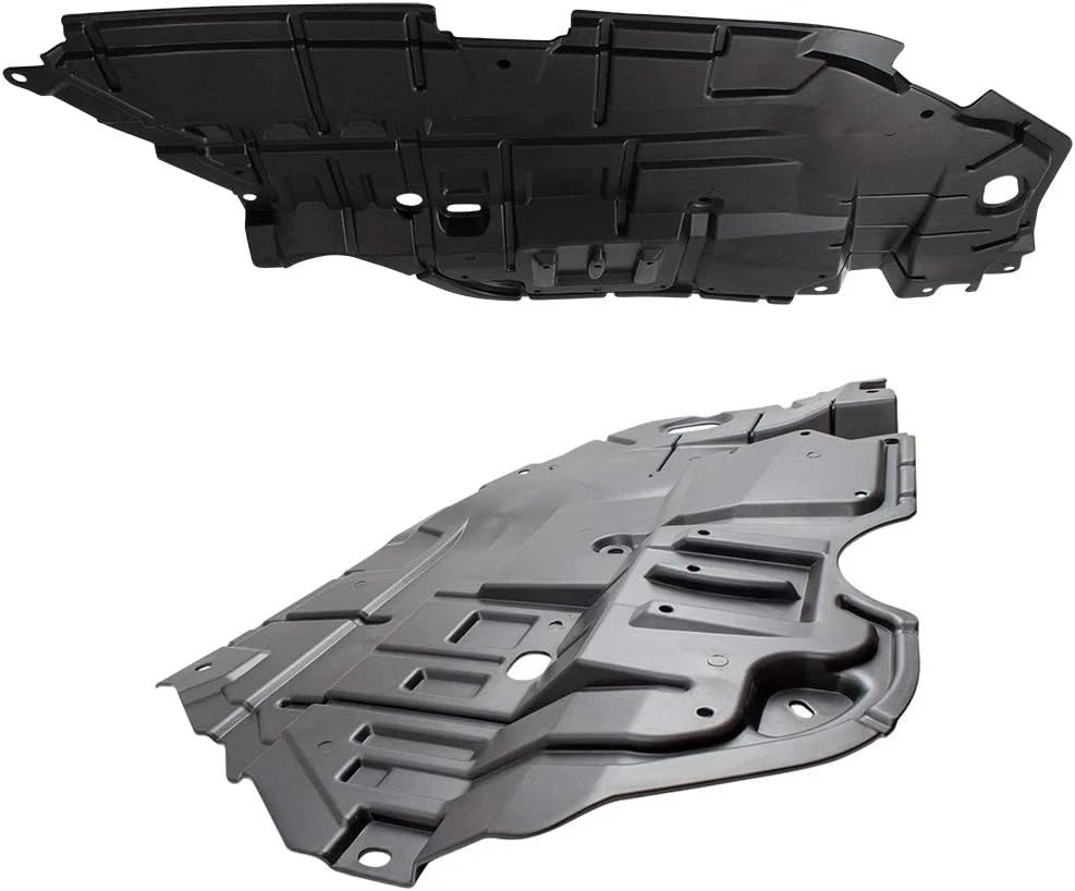 Brock Replacement Pair Set Front Engine Under Cover Lower Left Splash Shield