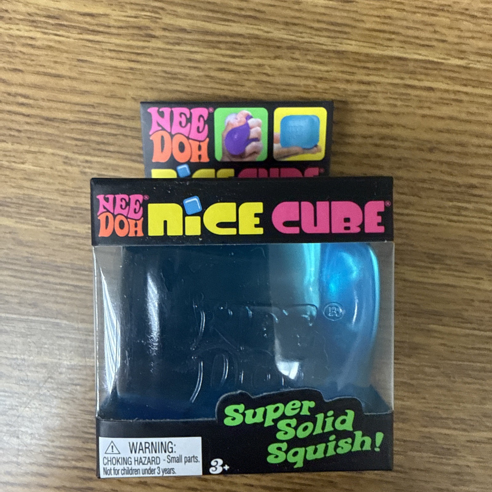NeeDoh Nice Cube – Super Solid Squish! (Blue) – Brand New/Factory Sealed!