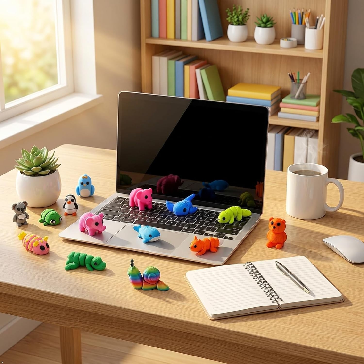 120PCS Surprise 3D Printed Animals Bulk, Random Collectible Mini Animal Figur…
