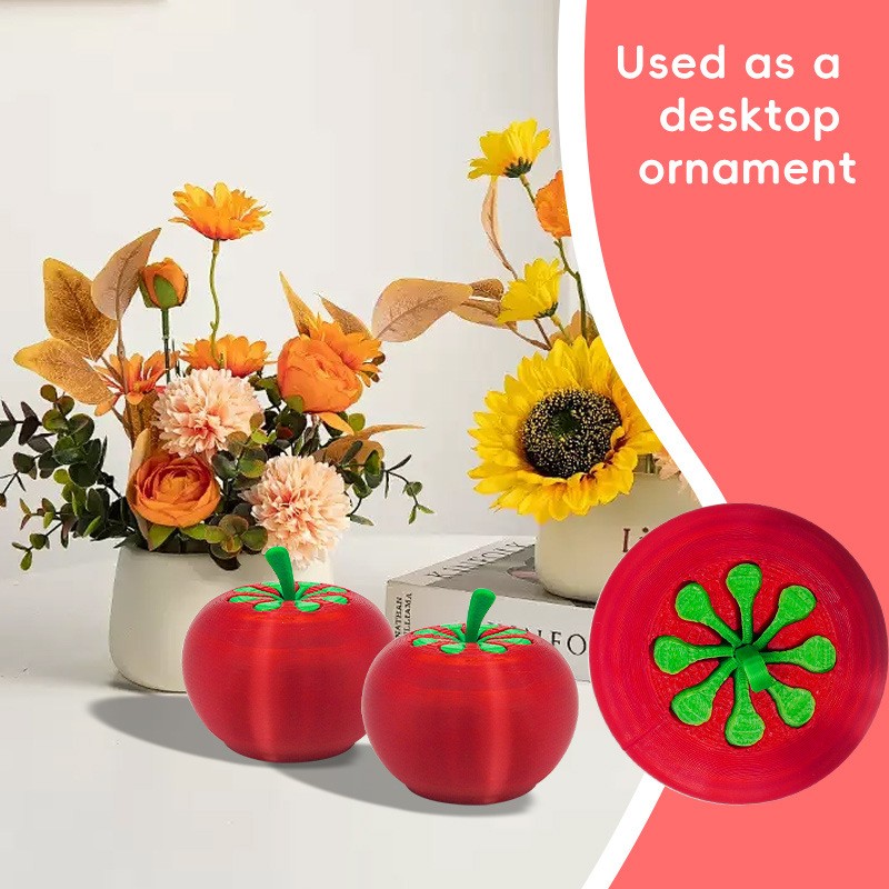 Portable Lightweight Durable Easy – To – Use Non – Toxic Tomato Twist Fidget Toy
