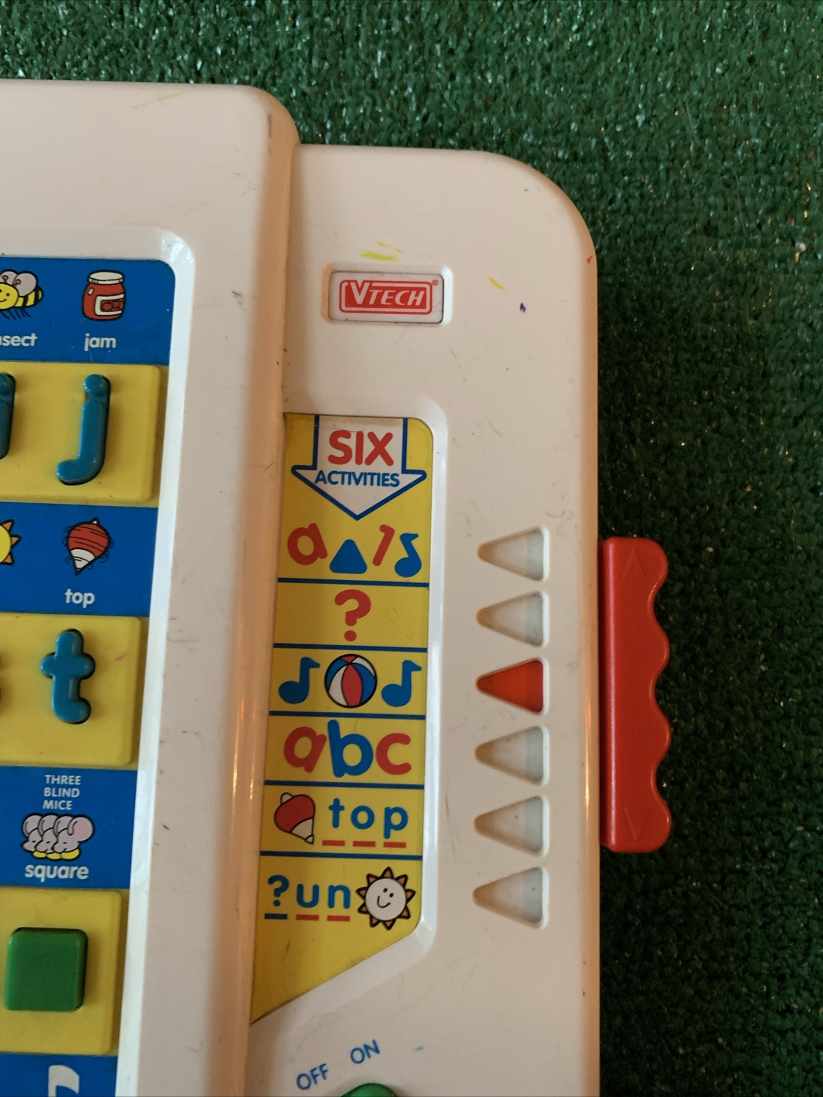 Vintage Vtech Talking Little Smart Alphabet Desk Tested & Works! 90s Preschool