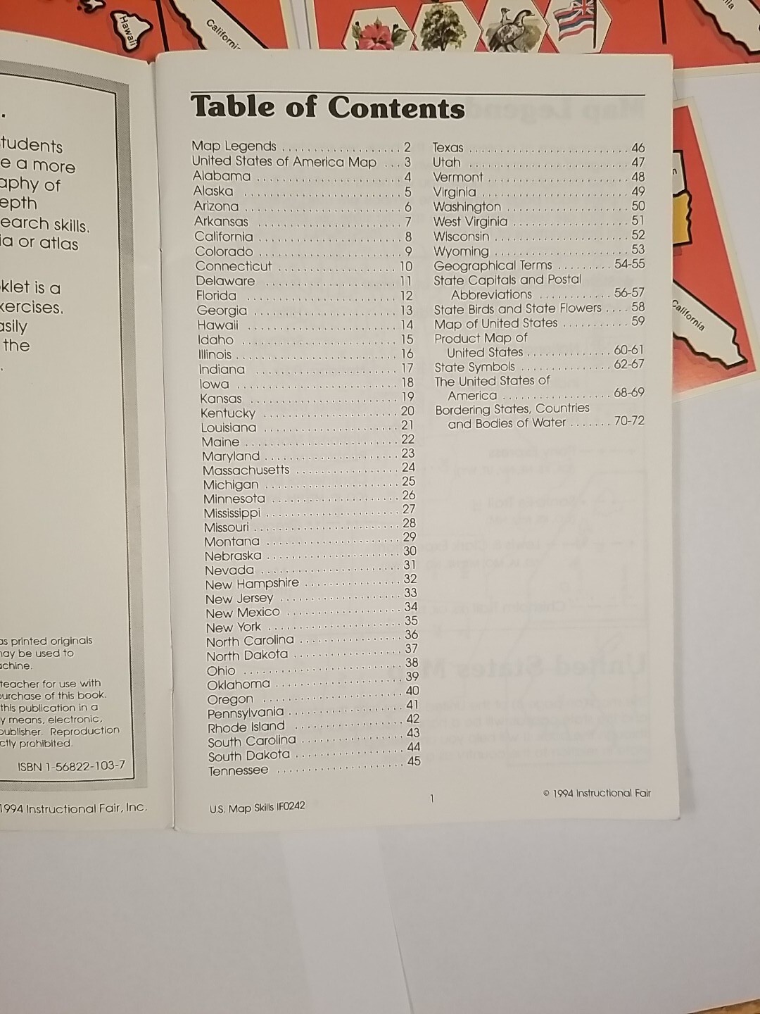 US Map Skills Booklets and Flashcards State Geography Region Capitals Homeschool