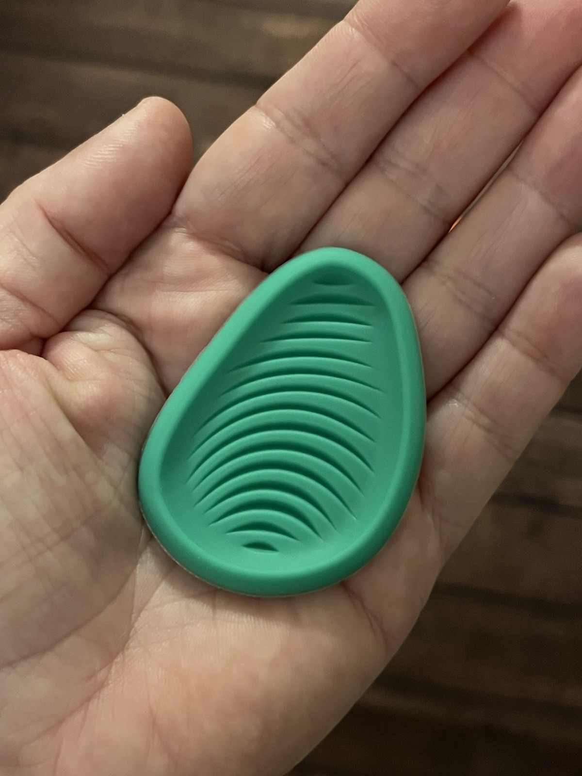 6 Pc Silicone Kids Fidget Toy Sensory Stress Relief Worry Stones Texture + Case