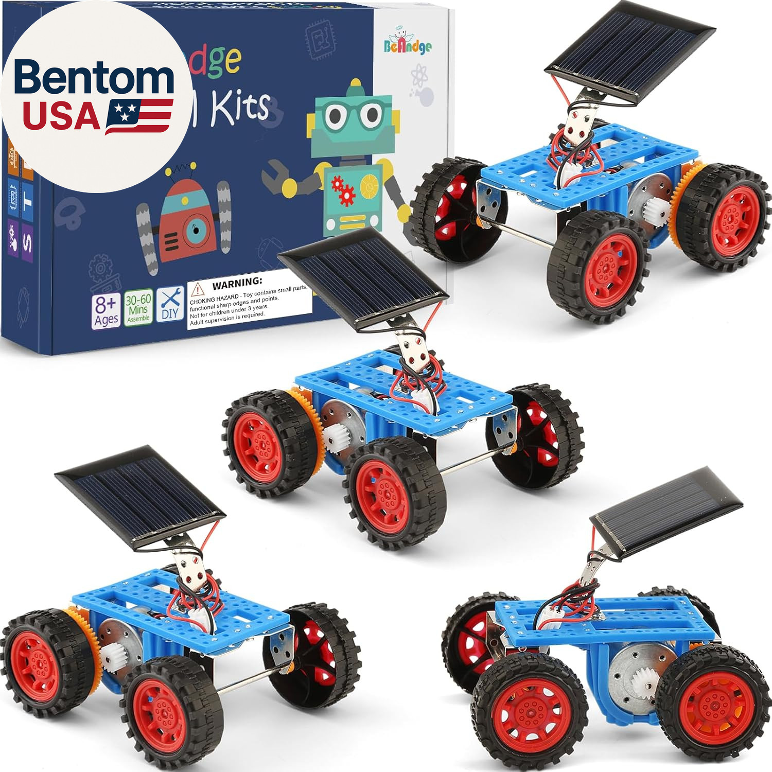 Bulk STEM Solar Robot Kits, STEM Building Toys for 8 9 10 12 13 Year Old Boys Gi