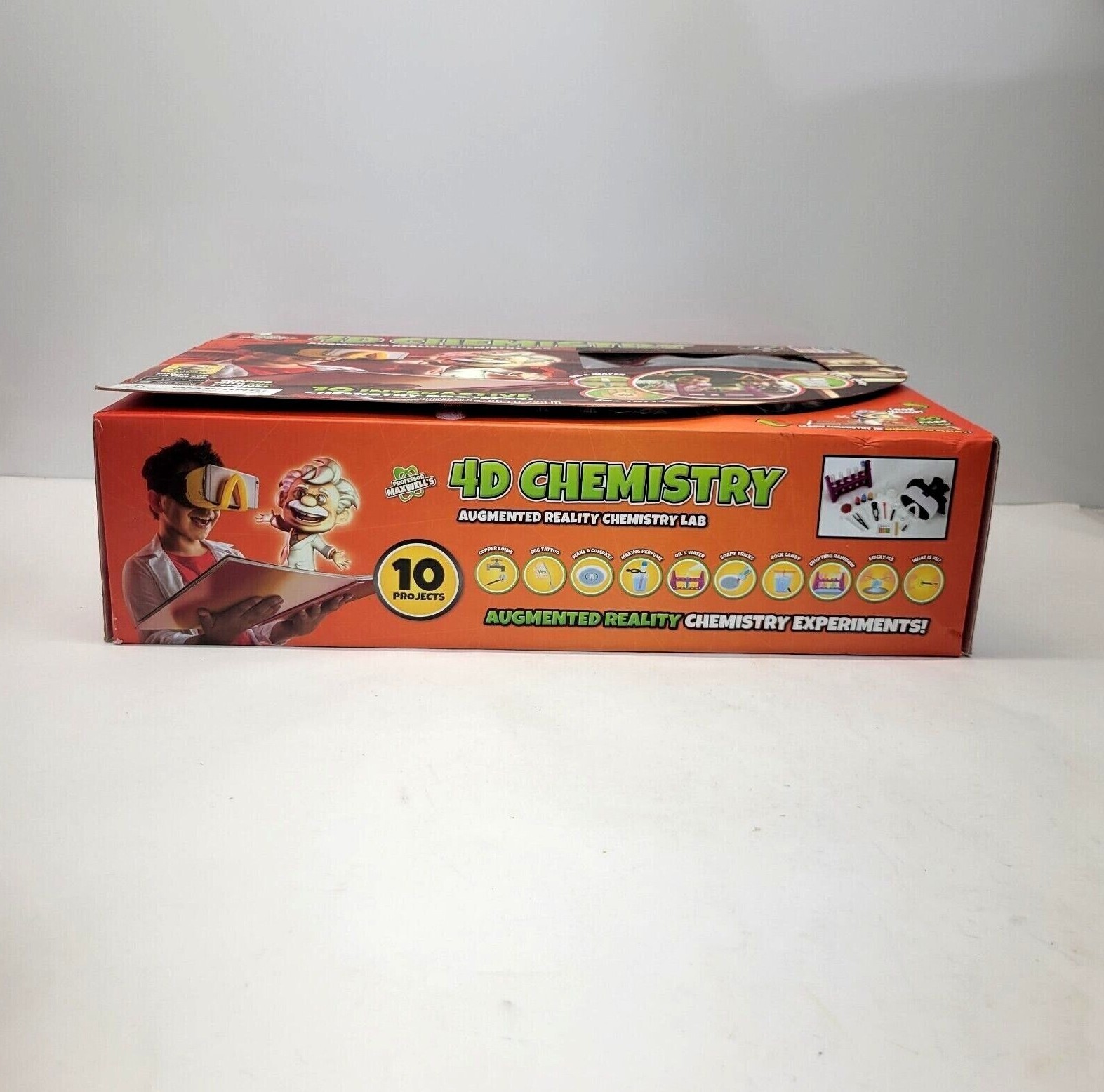 Professor Maxwells 4D Augmented Reality Chemistry Lab Stem Incomplete Open Box