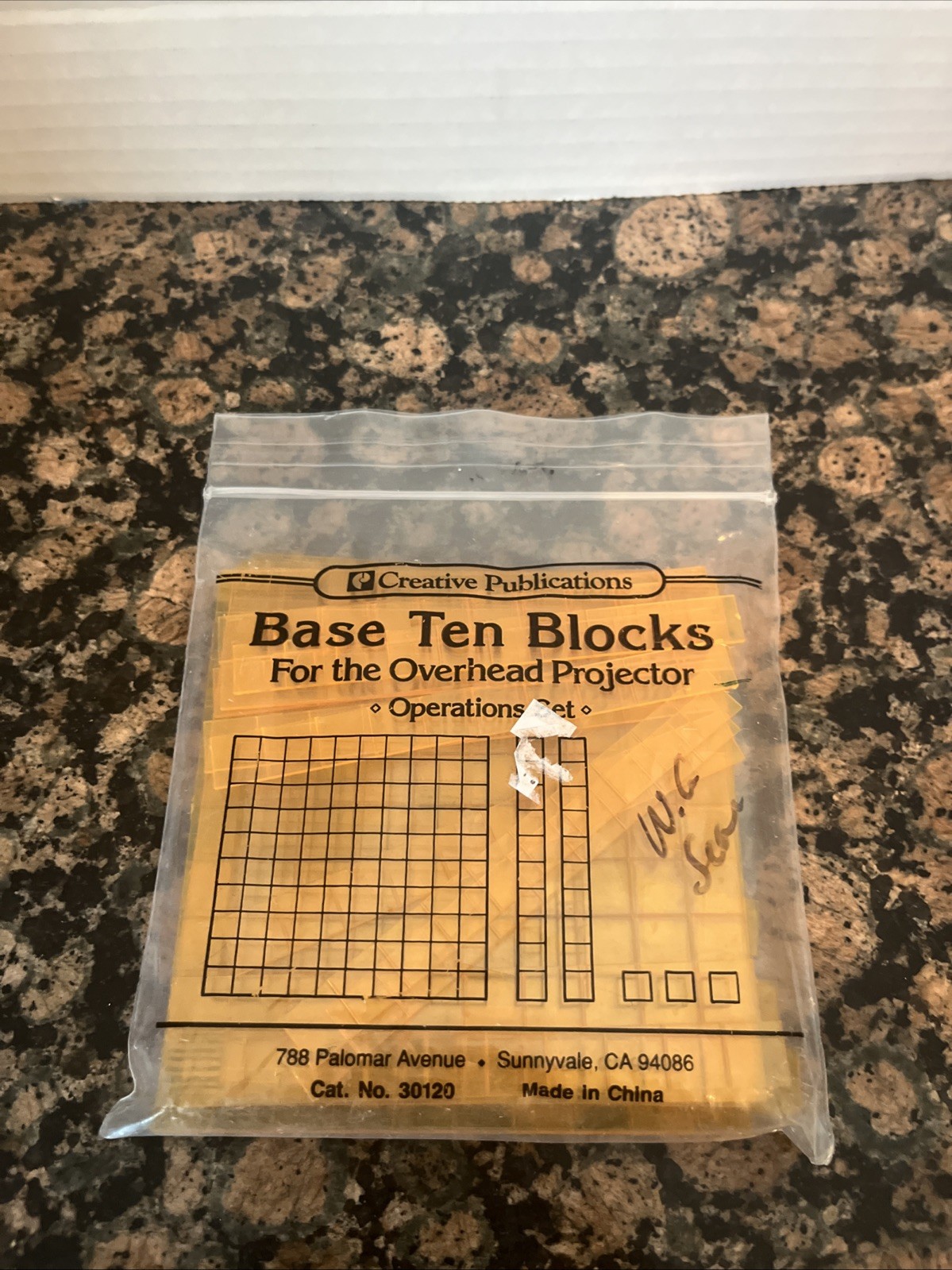Lot of Creative Publications Base Ten Blocks Math Teaching Tools Operations Set